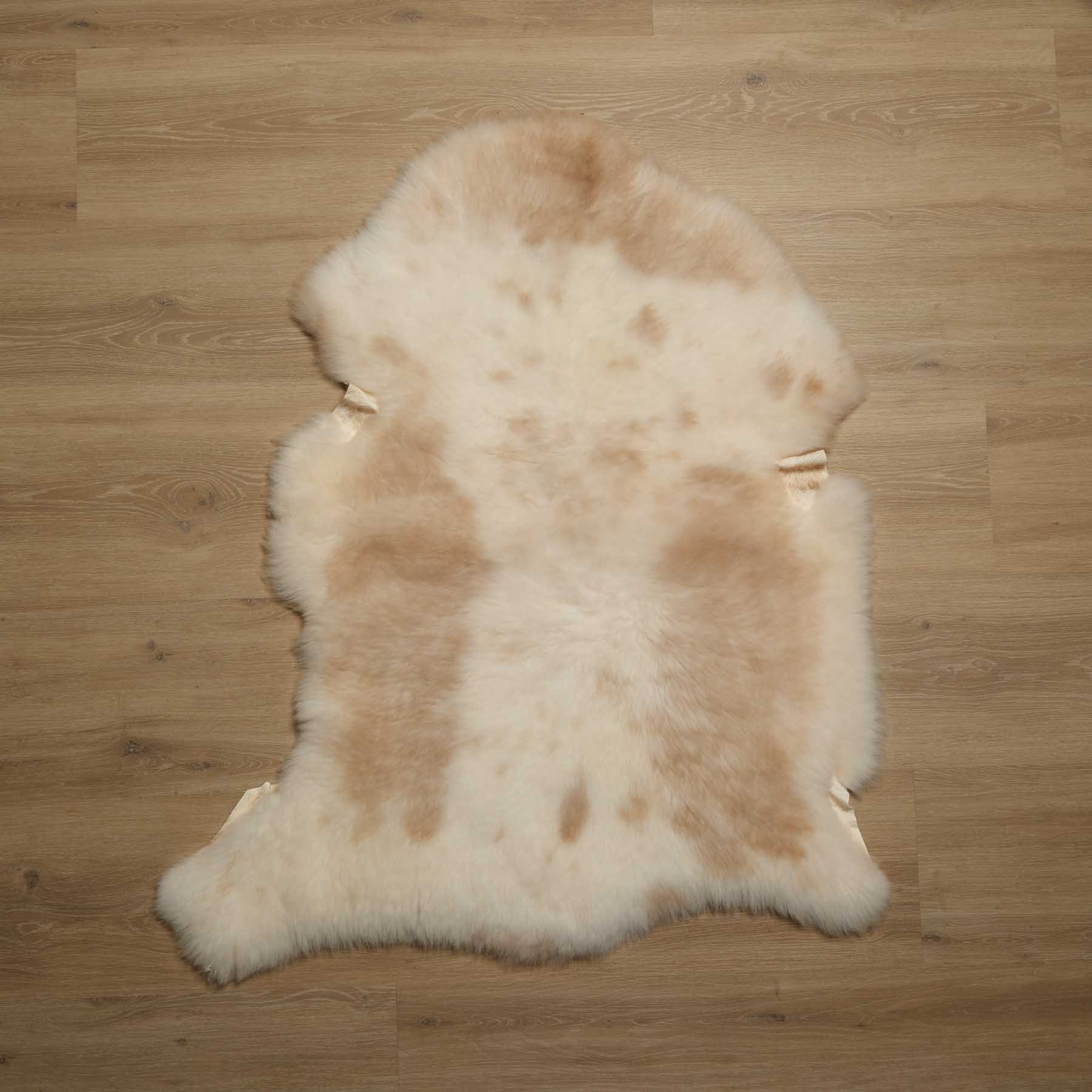 Pelle d'agnello Merino pezzo unico n. 5 piebald