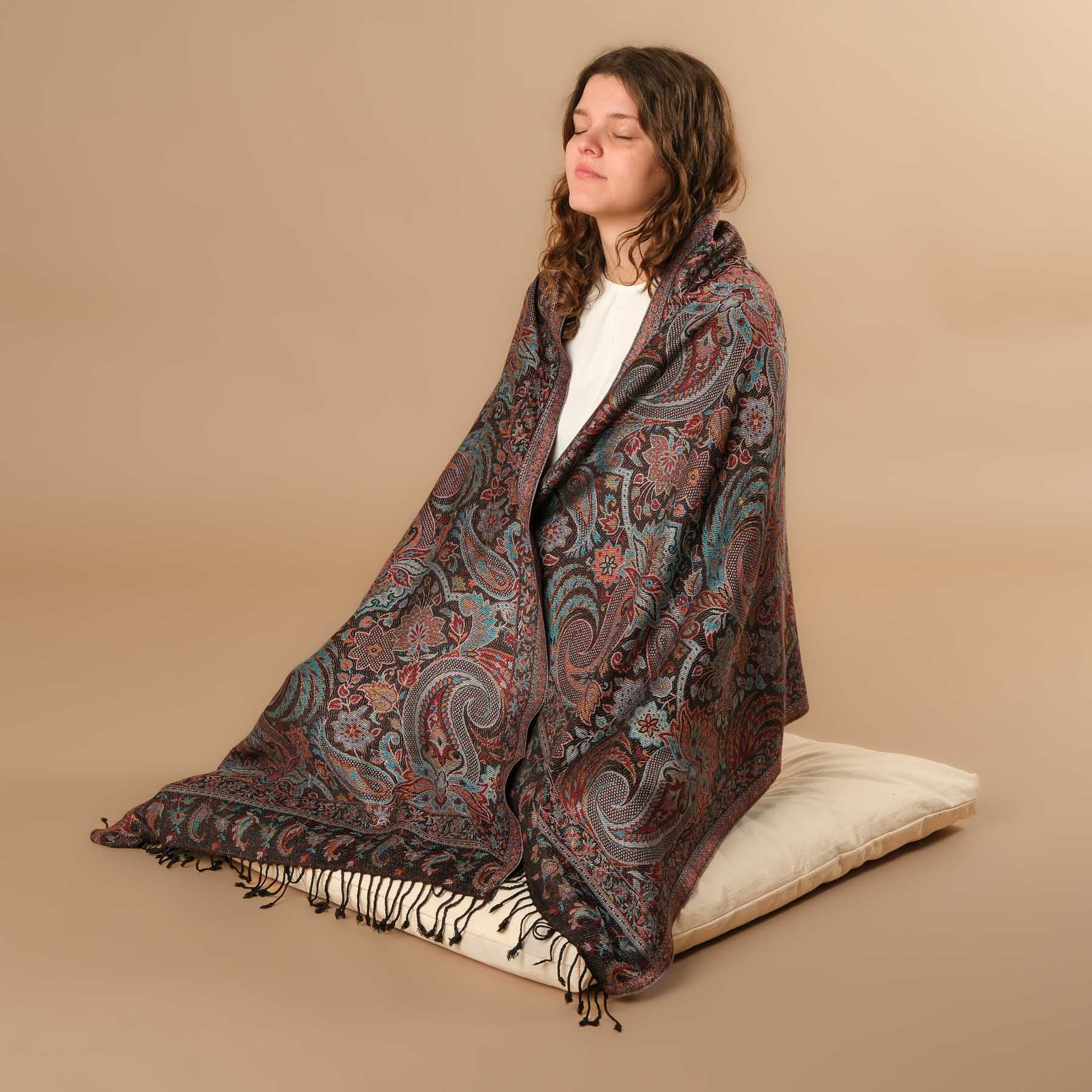 Scialle da meditazione in viscosa Abou