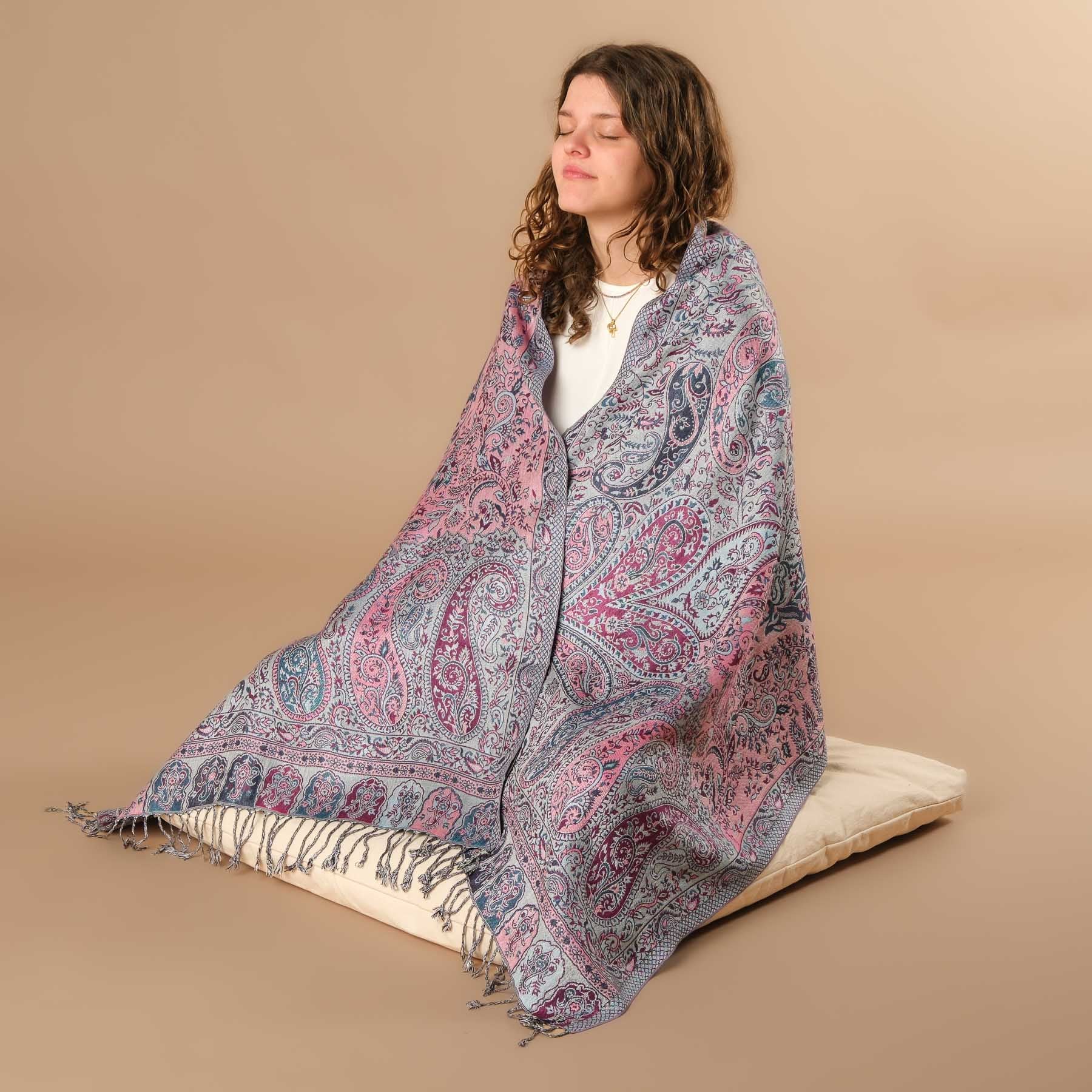 Scialle da meditazione in viscosa Aureli