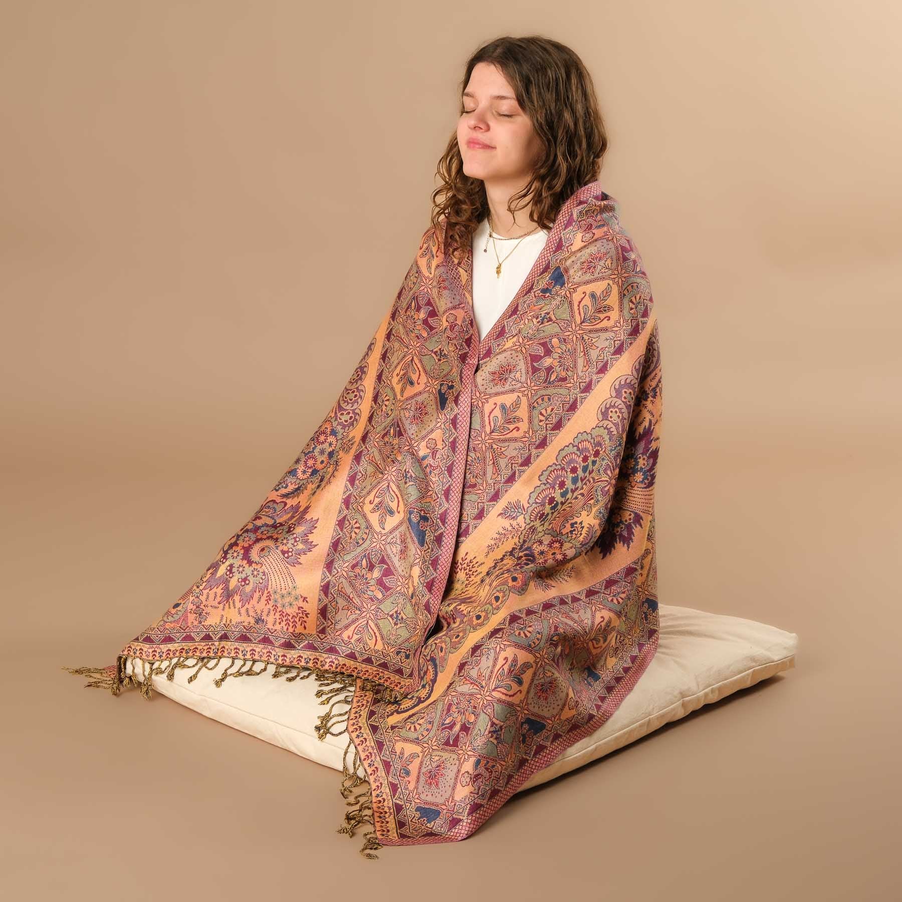 Scialle da meditazione in viscosa Cadiz