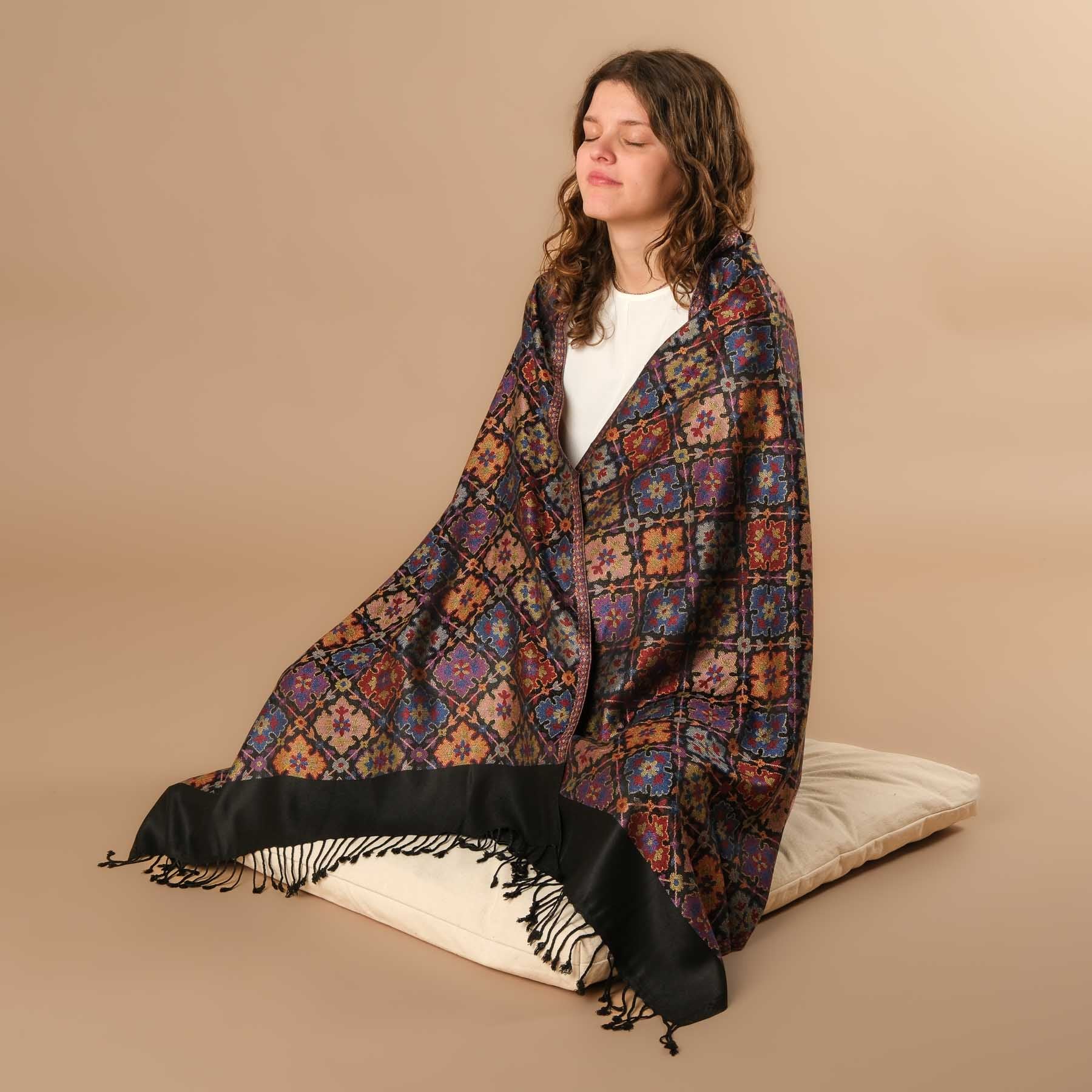 Scialle da meditazione in viscosa Joel