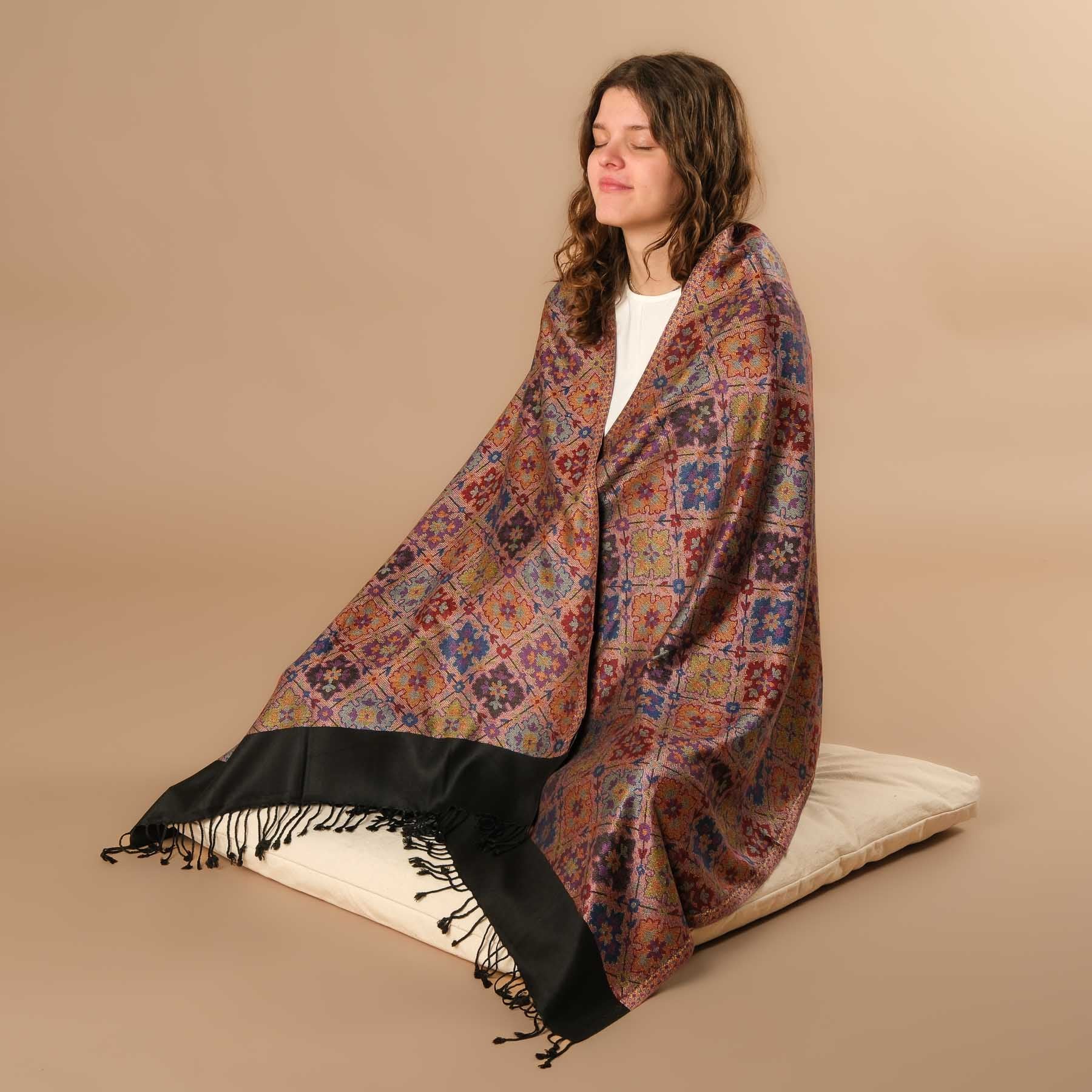 Scialle da meditazione in viscosa Joel