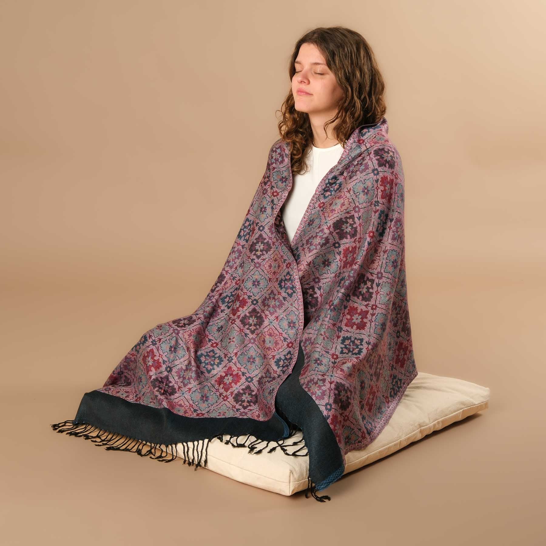 Scialle da meditazione in viscosa Lena