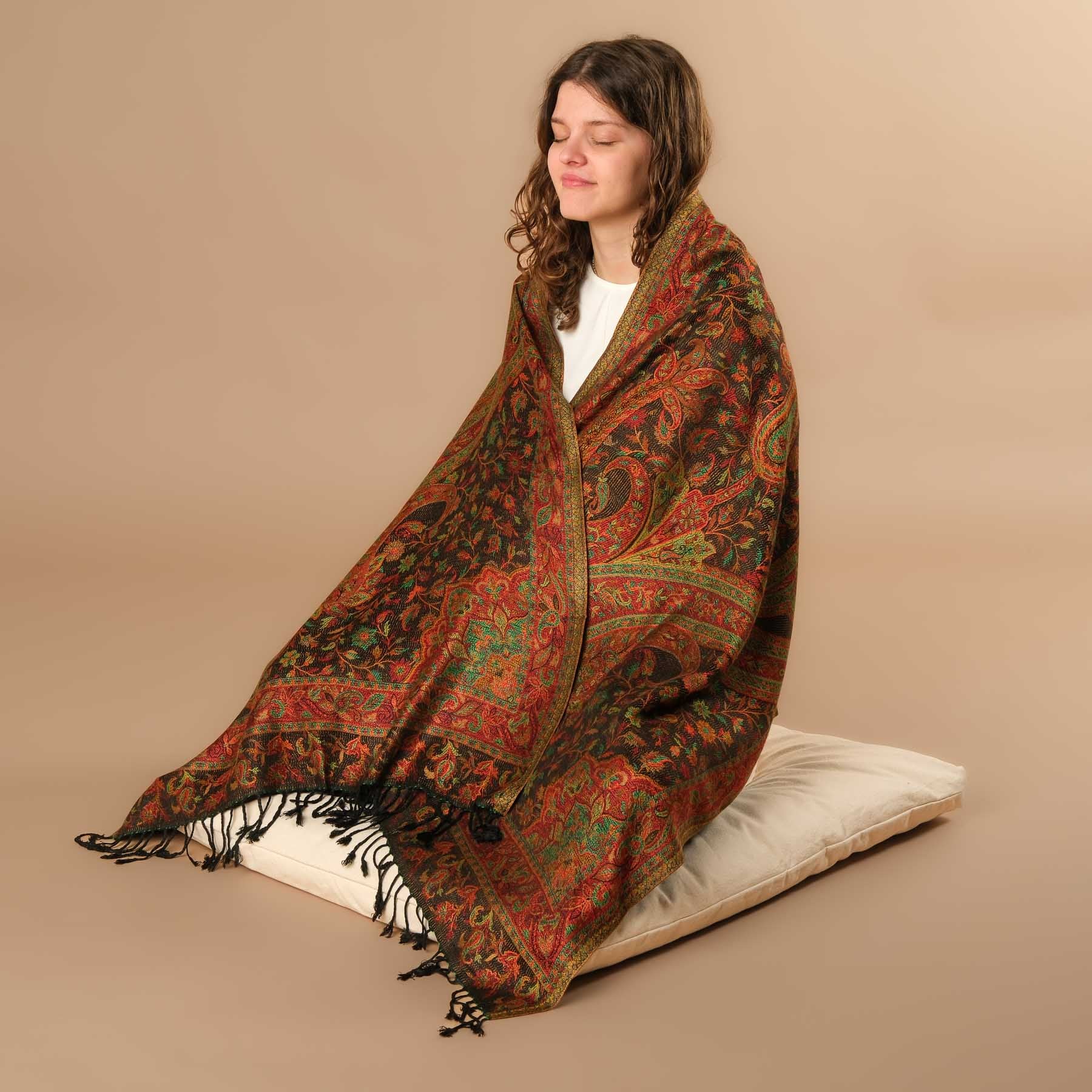 Sciarpa da meditazione in viscosa Marroko