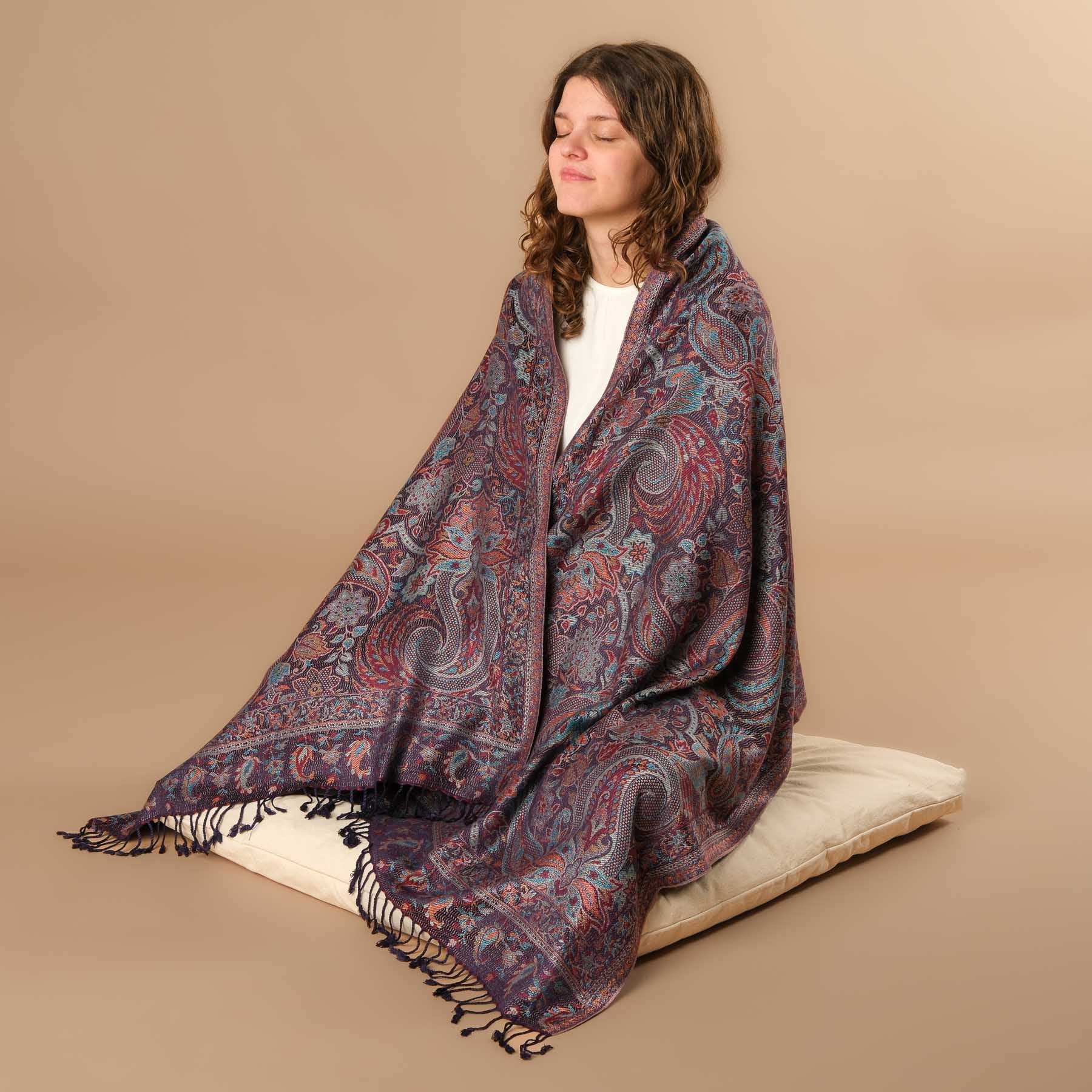 Scialle da meditazione in viscosa Nila