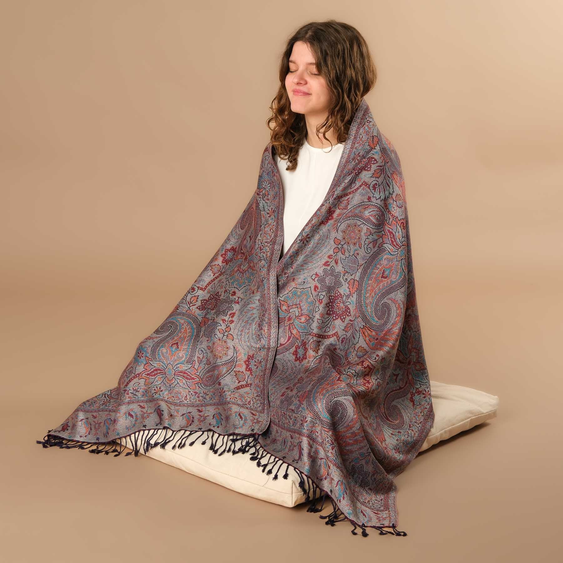 Scialle da meditazione in viscosa Nila