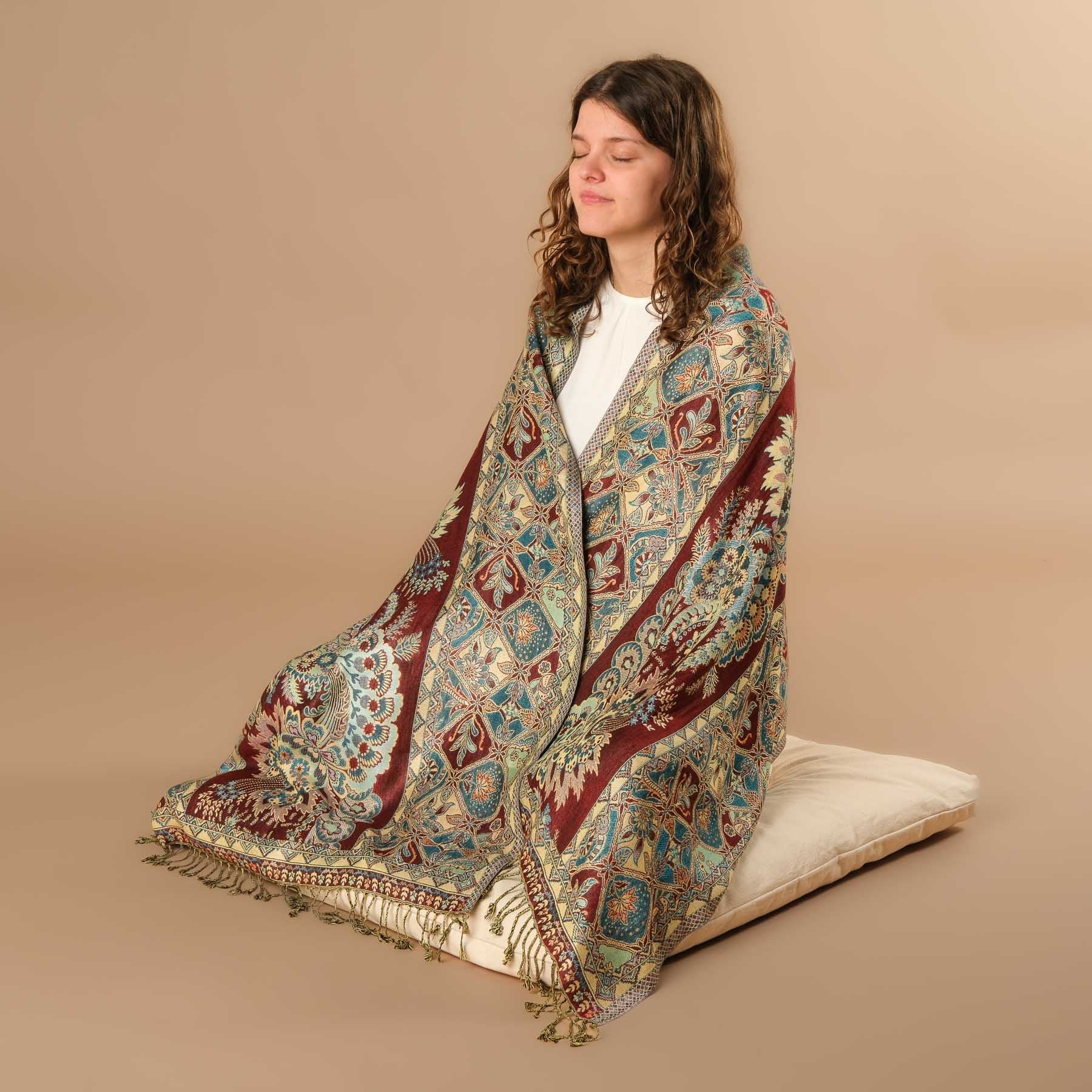 Scialle da meditazione in viscosa Oase