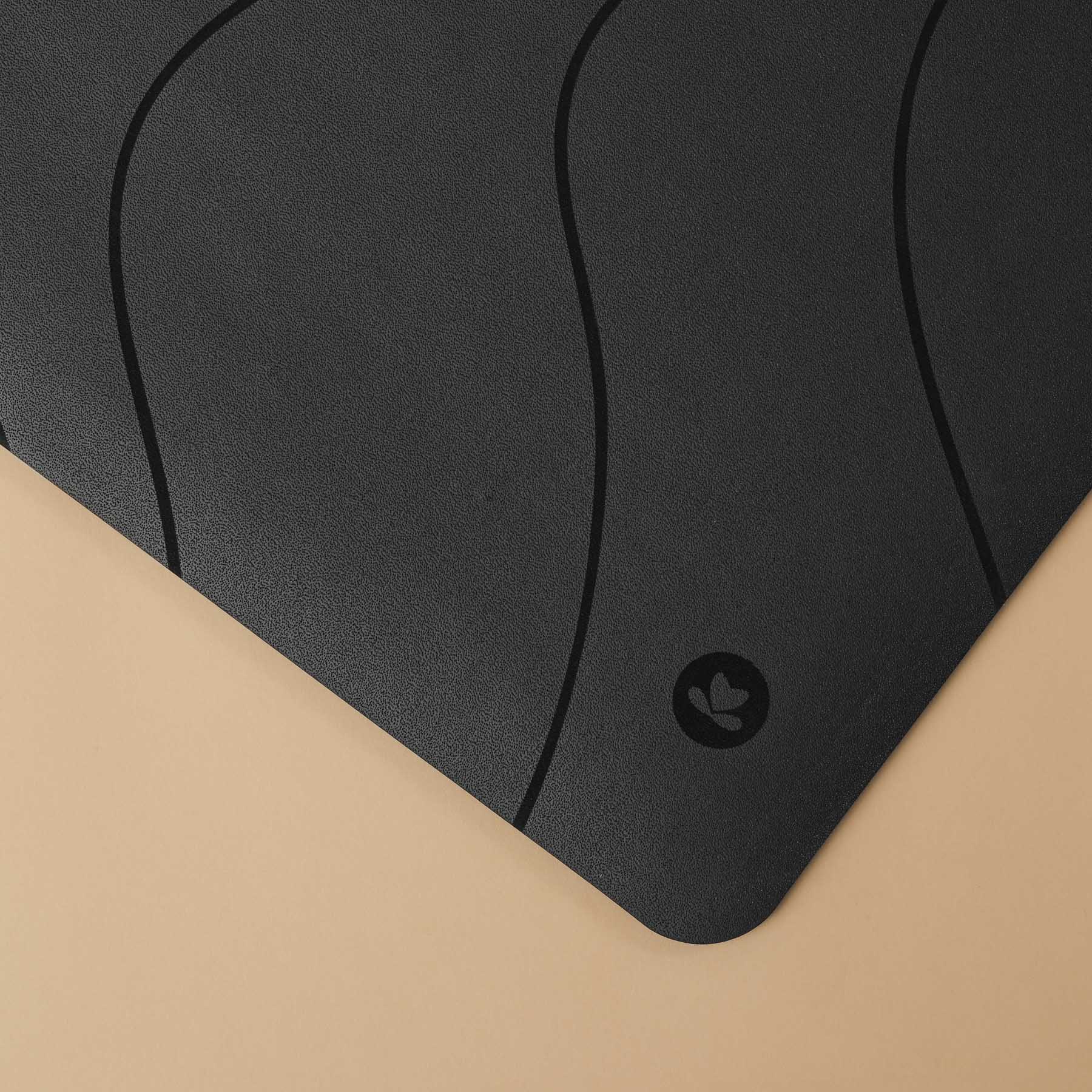 Tappetino yoga SuperGrip 2.0 Sahara nero