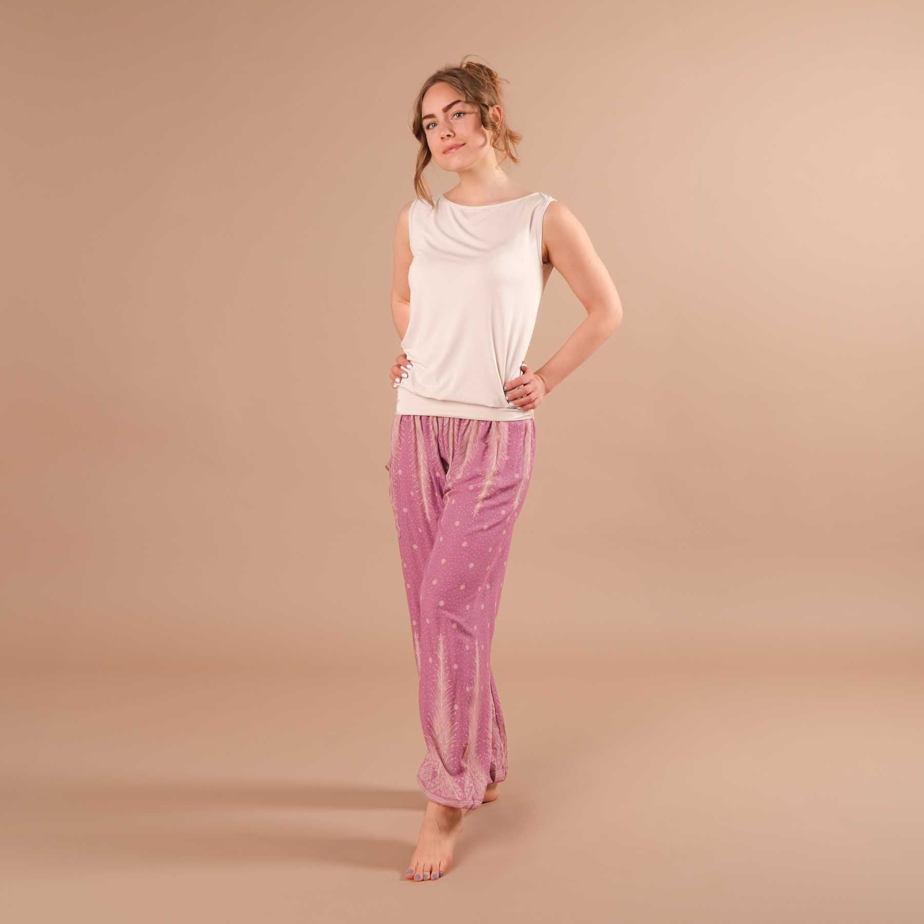 Canotta Yoga Bateau - Realizzata in modo sostenibile in Svizzera sabbia