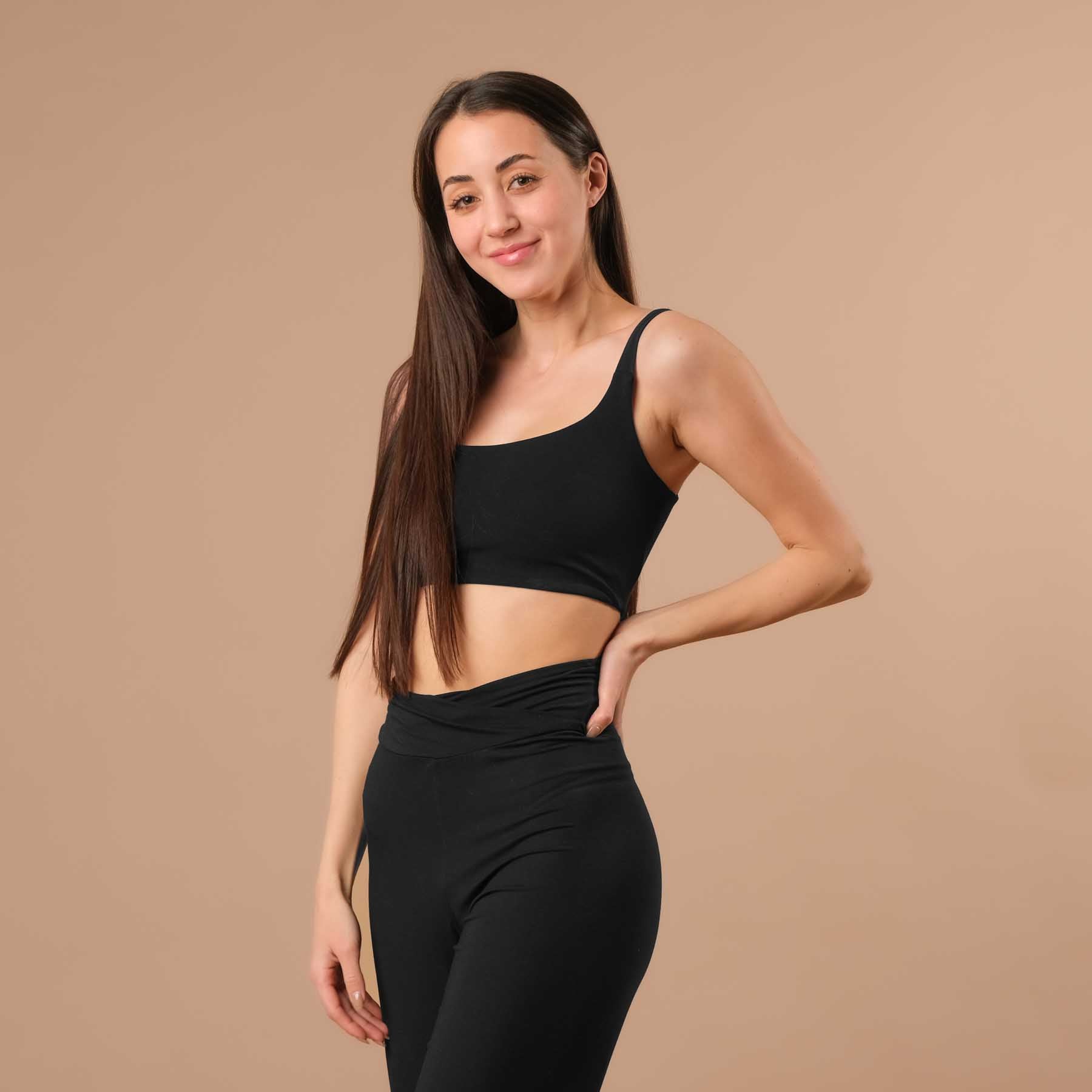 Reggiseno Yoga Stripes Comfy nero