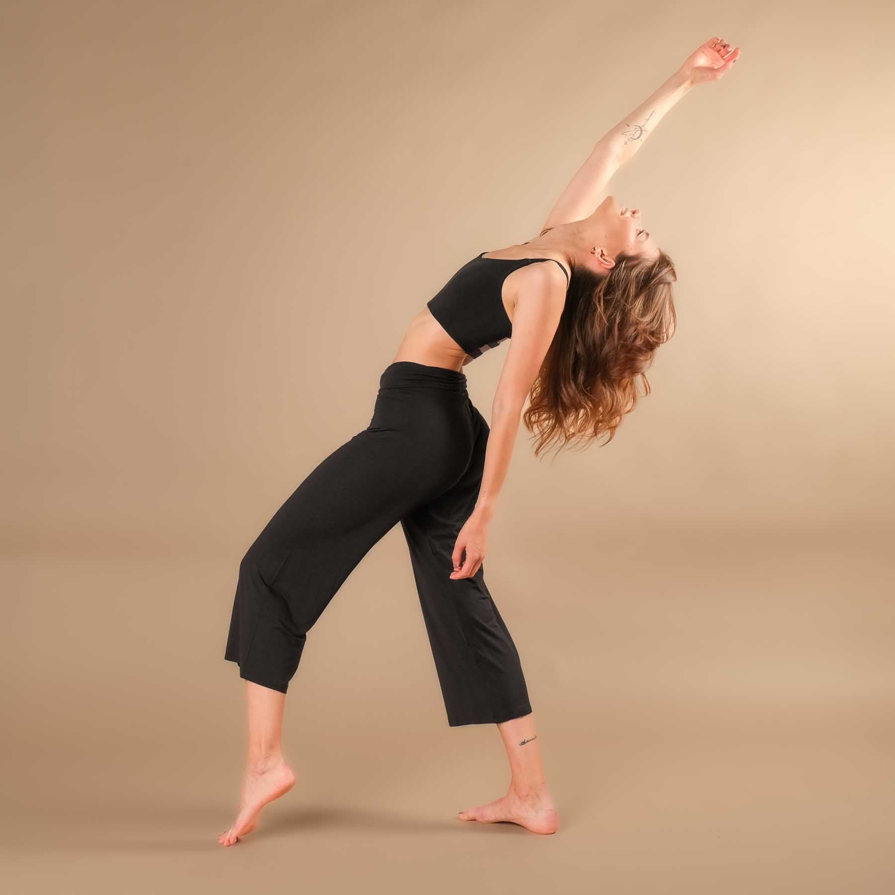 Reggiseno Yoga Stripes Comfy nero