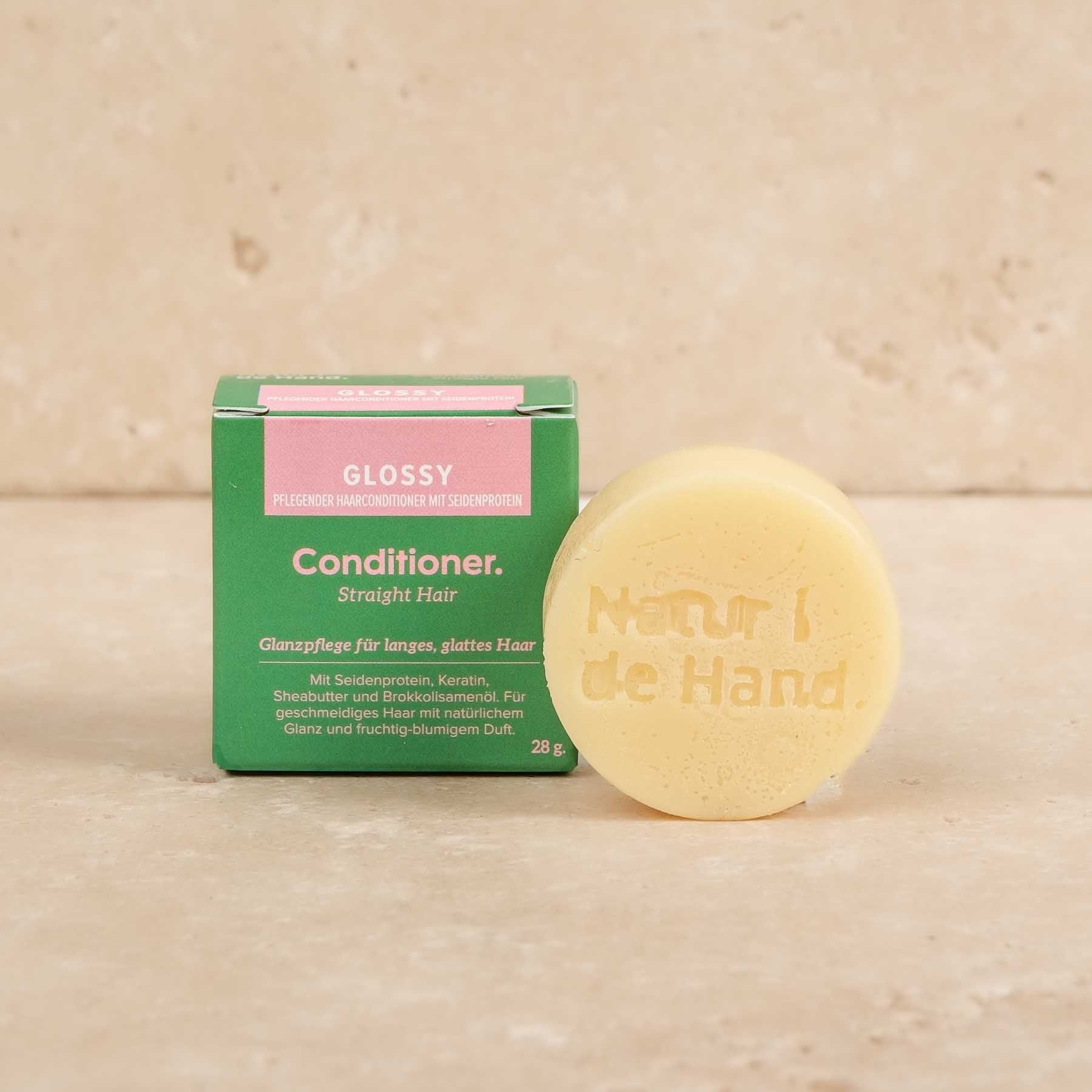 Sapone per capelli - Balsamo, ammorbidente - Glossy per capelli lisci