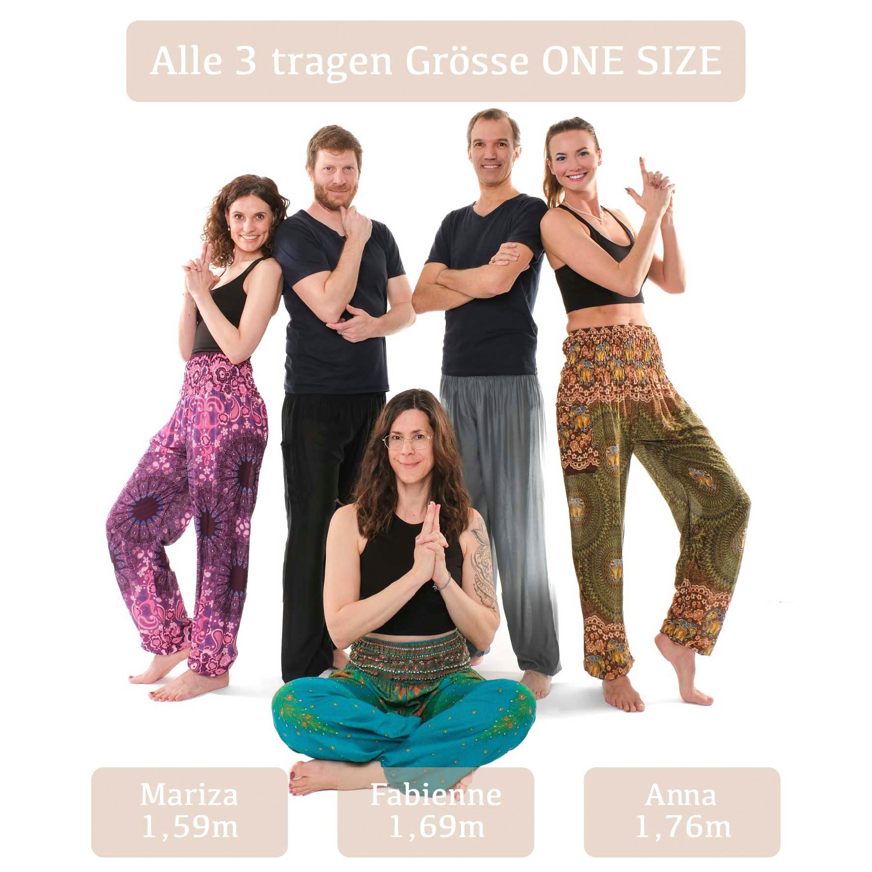 Pantaloni harem yoga uni