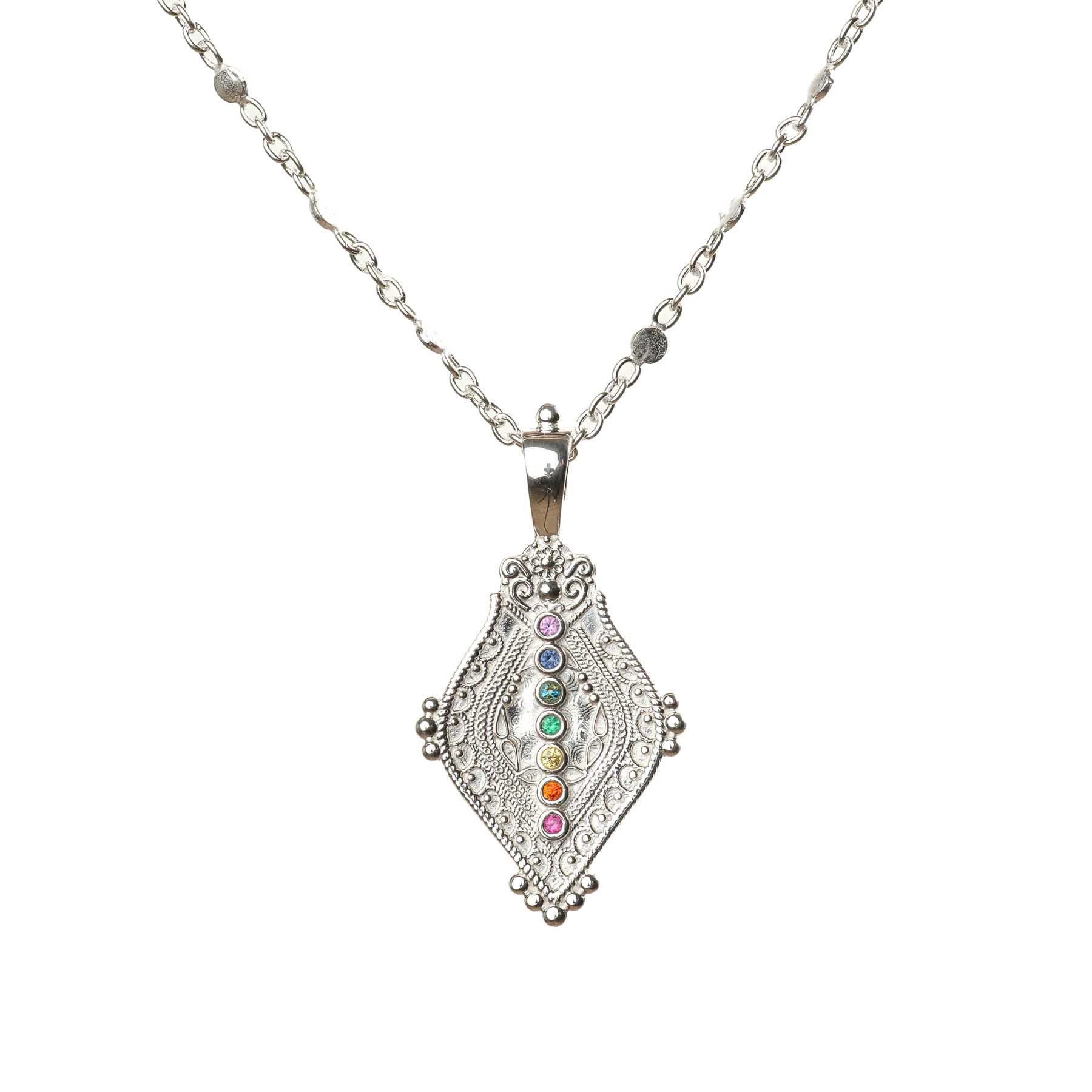 Collana Chakra in argento