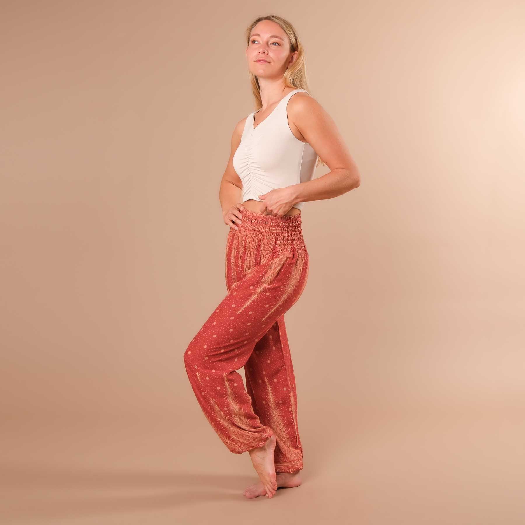 Pantaloni Harem Yoga Bohemien