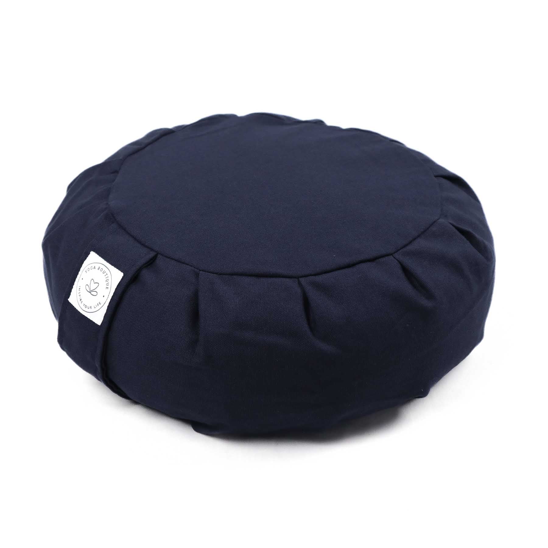 Cuscino da meditazione Zafu uni blu navy