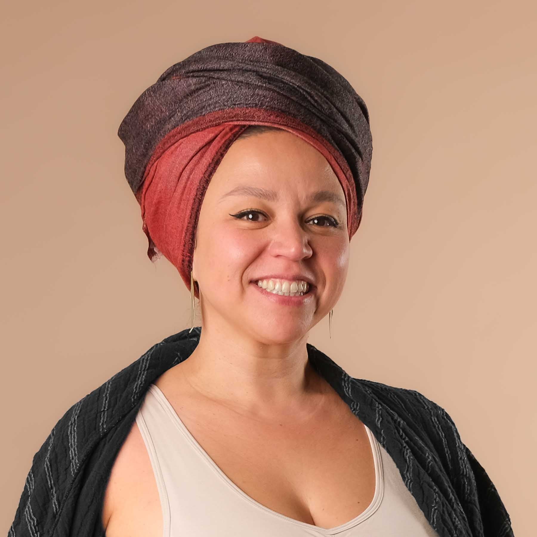 Scialle da meditazione in lana pregiata doppia lava