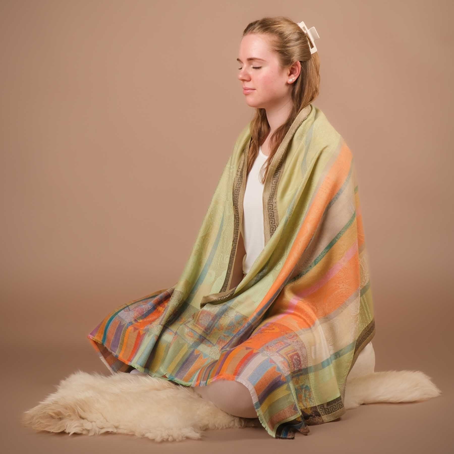 Sciarpa da meditazione Terra