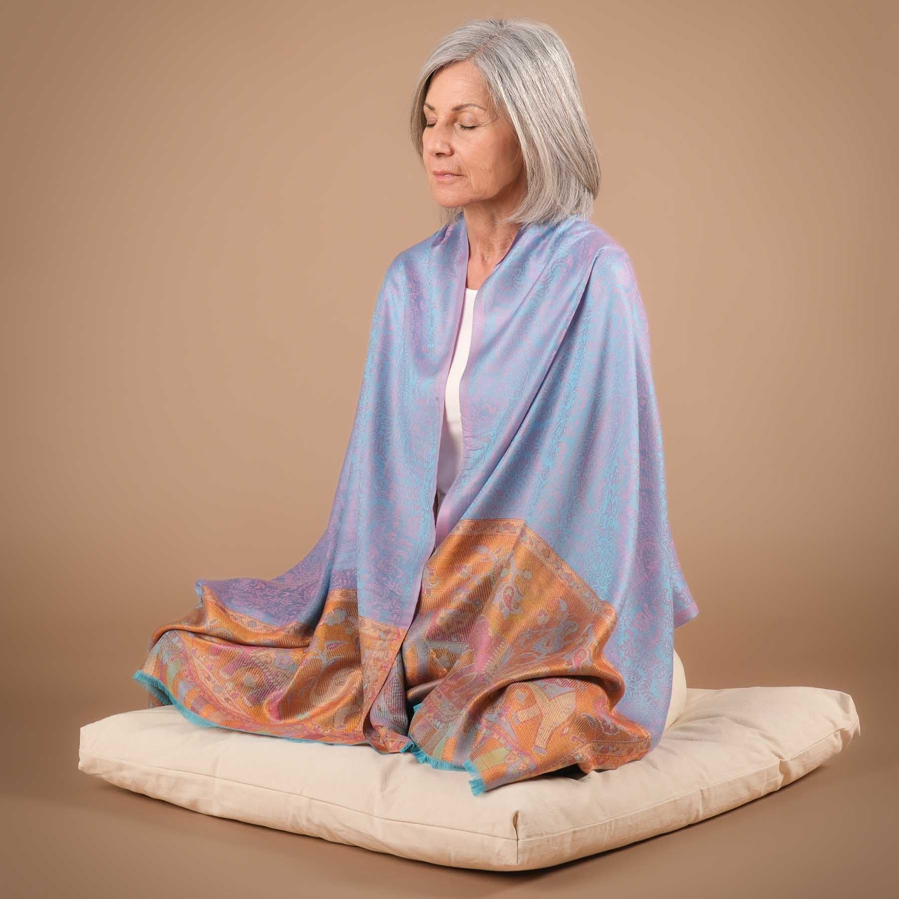 Scialle da meditazione sciarpa savana