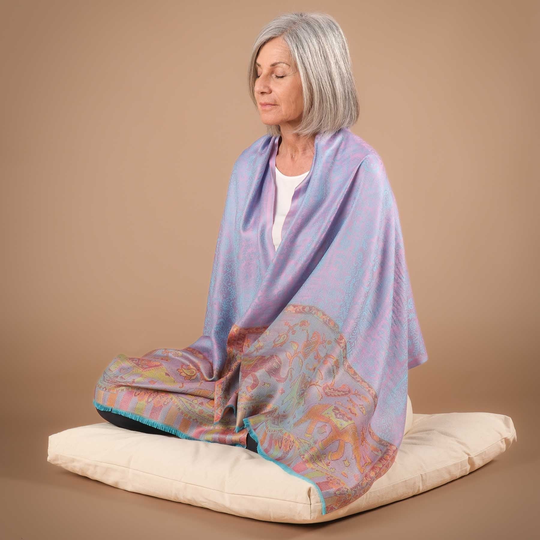 Scialle da meditazione sciarpa savana