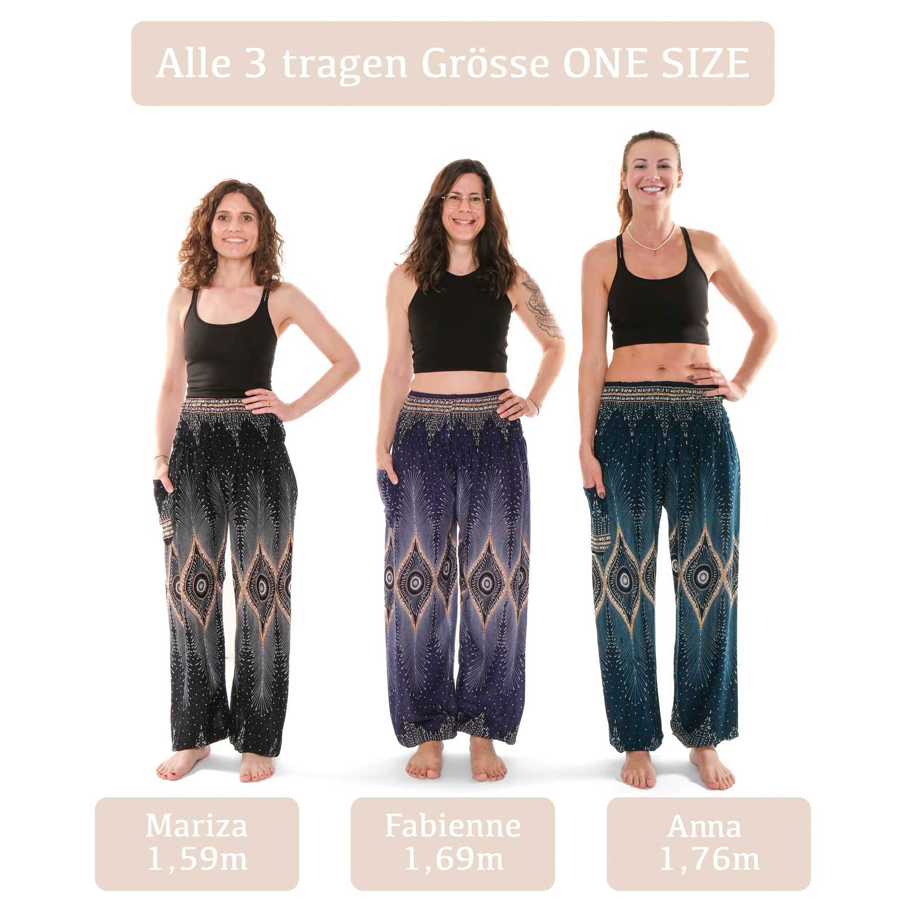 Pantaloni harem yoga Oriente
