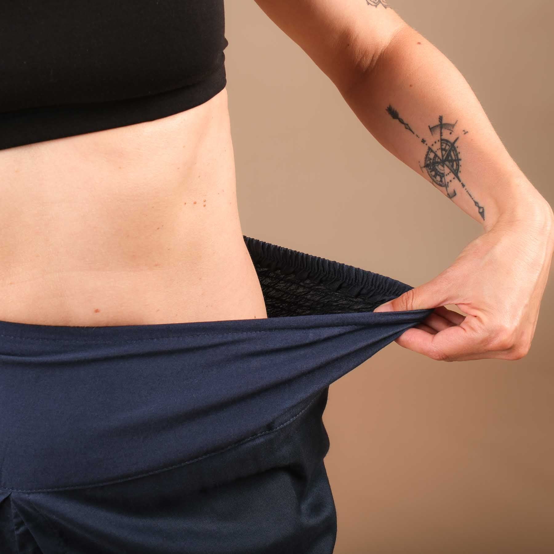 Pantaloni palazzo Marlene pantaloni uni navy