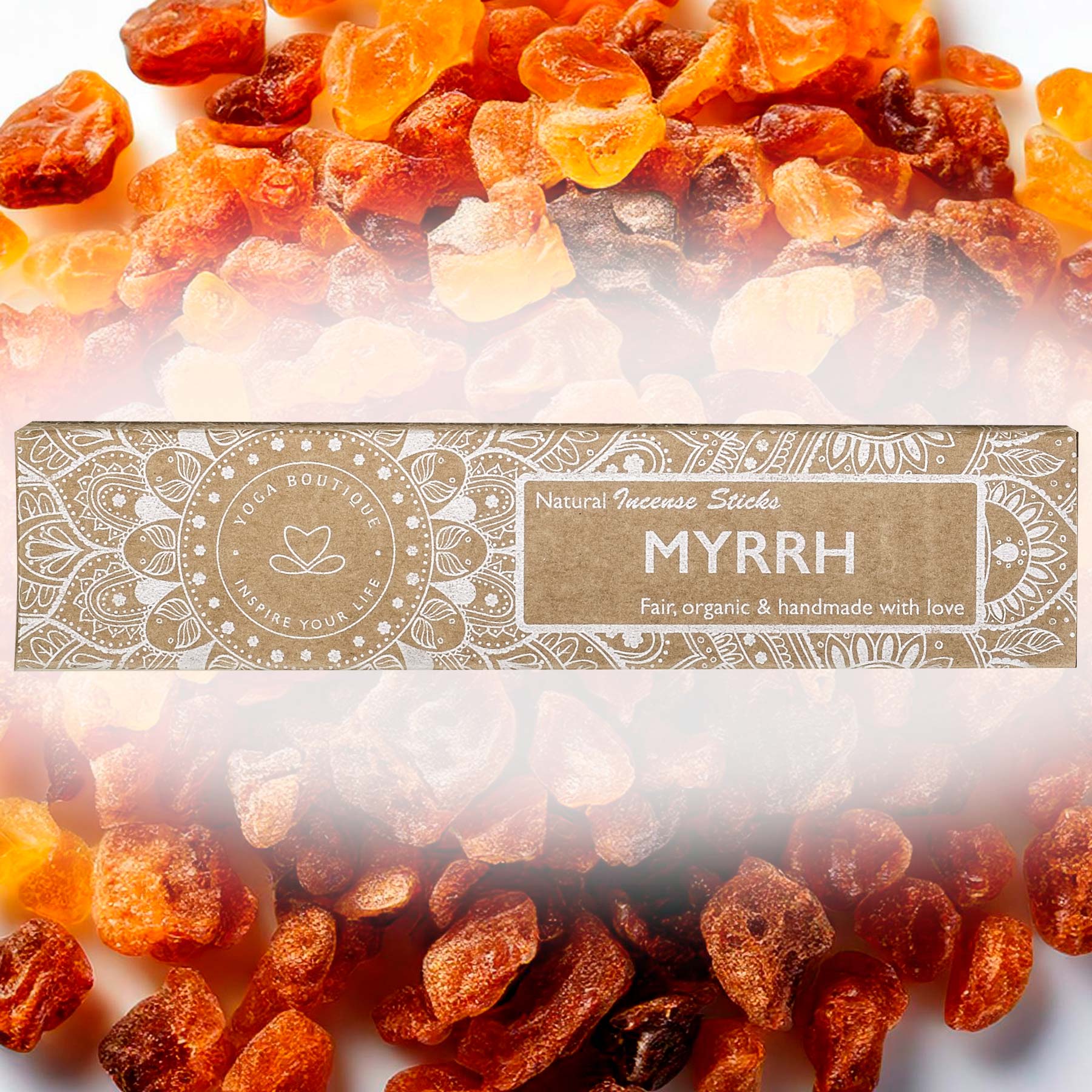 Bastoncini d'incenso Myrrh Yoga Boutique