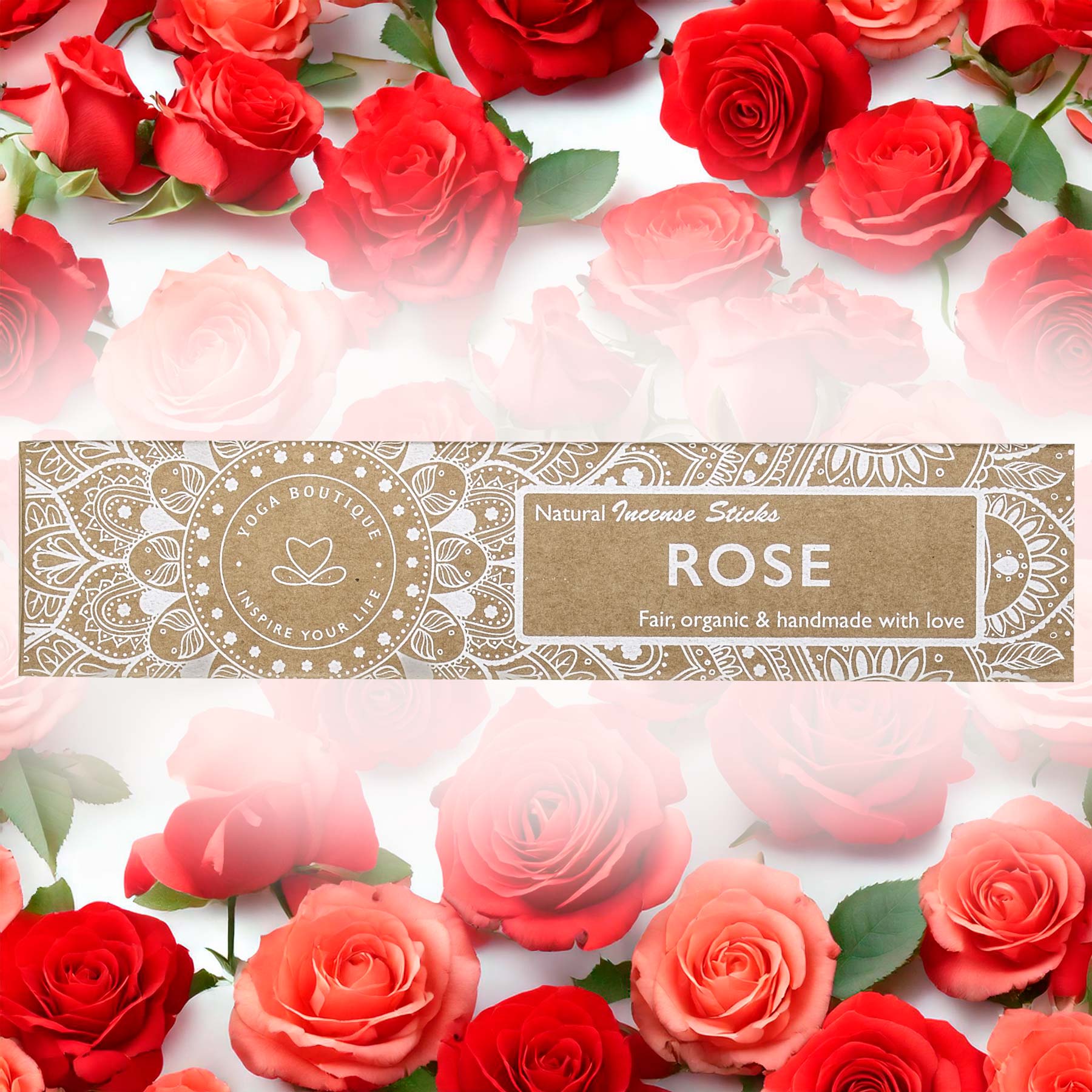 Bastoncini d'incenso Rose Yoga Boutique