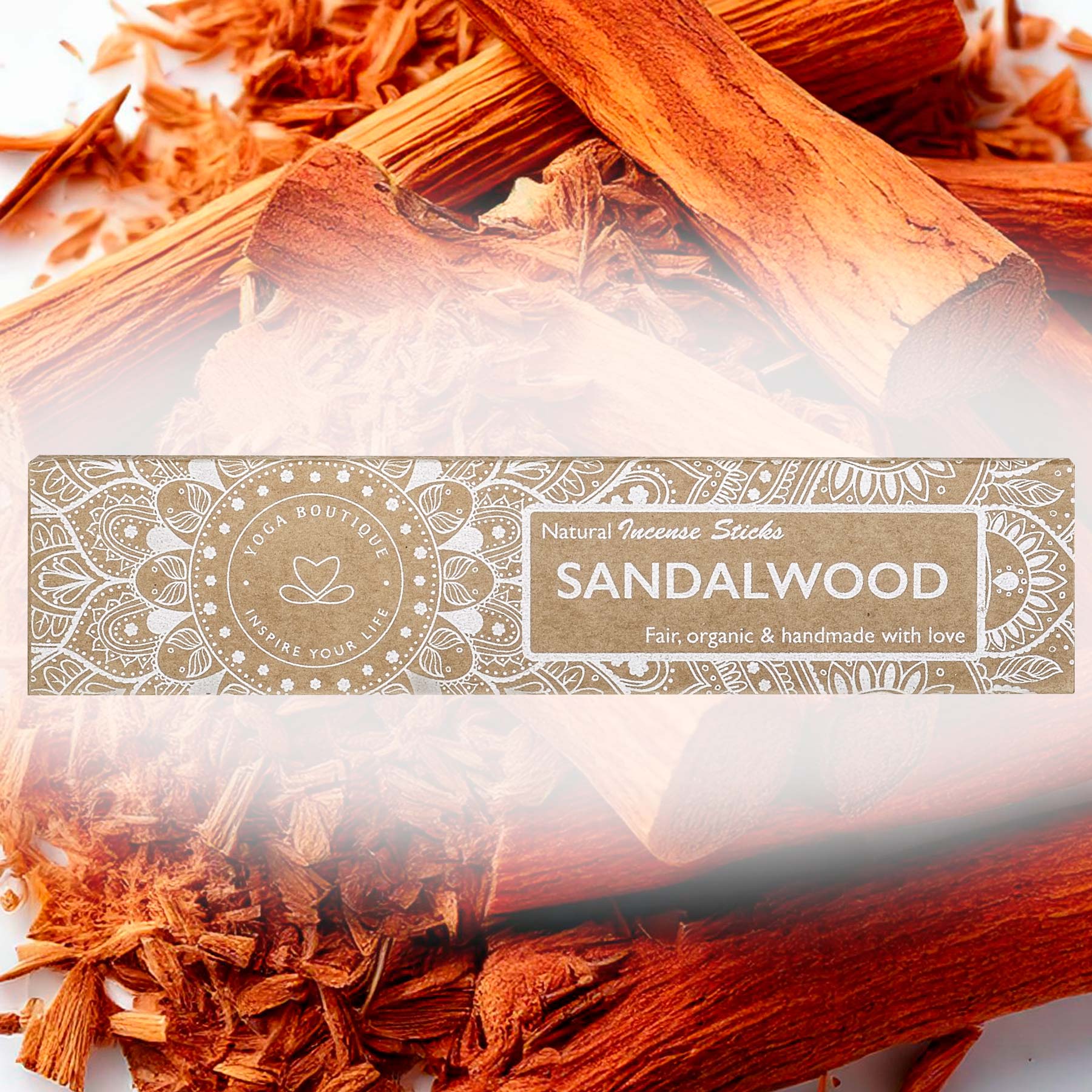 Bastoncini d'incenso Sandalwood Yoga Boutique