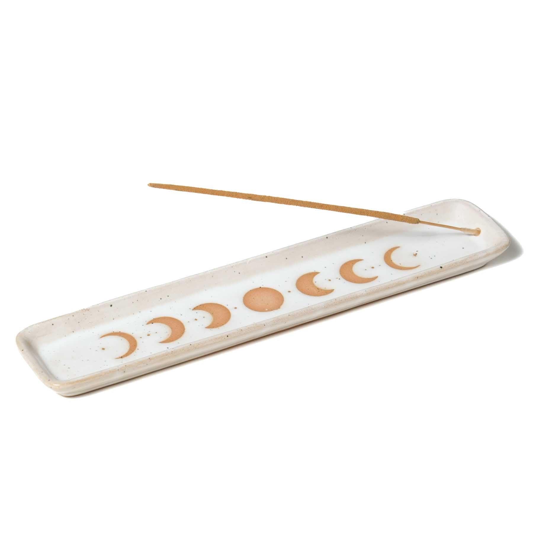 Porta incenso in ceramica per fasi lunari