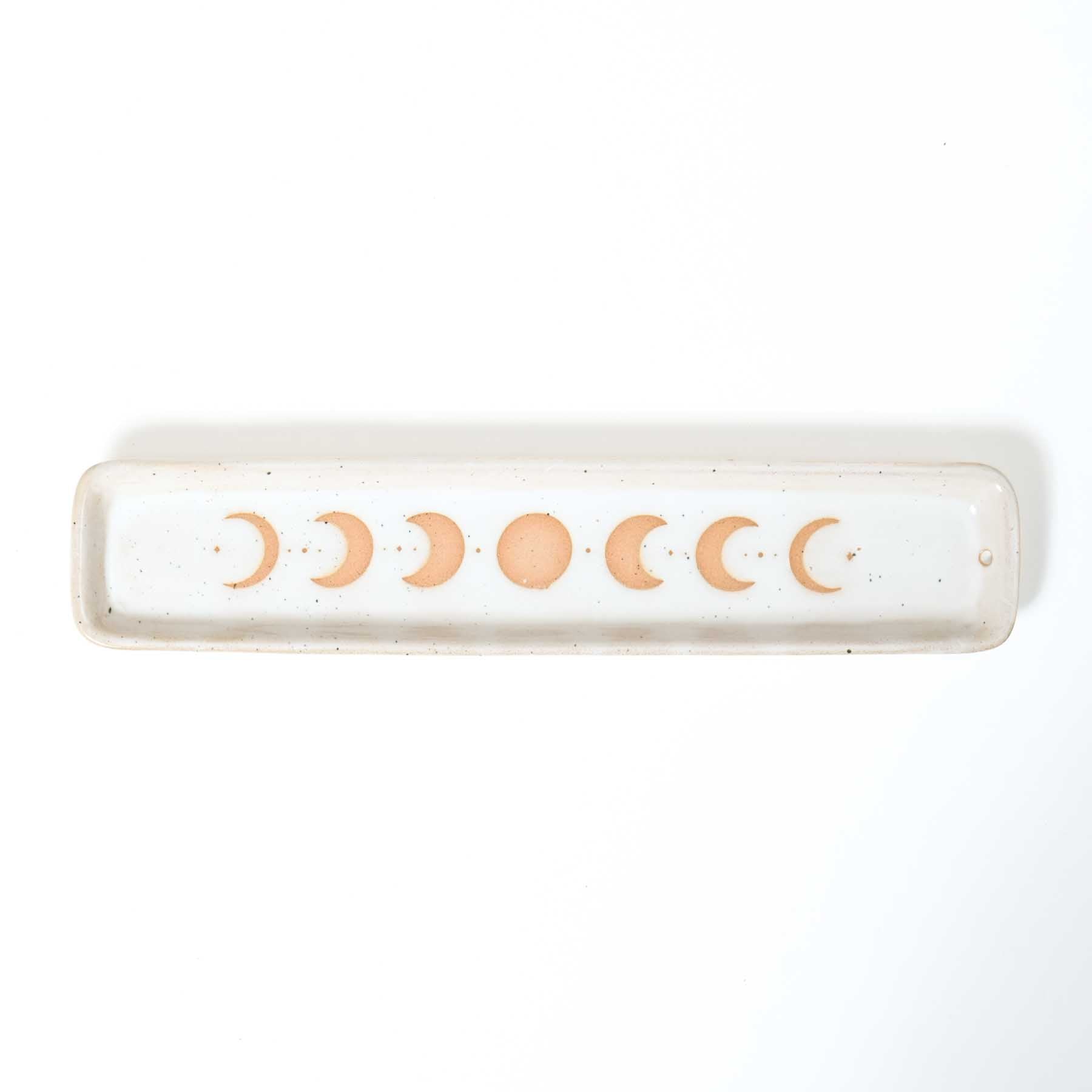 Porta incenso in ceramica per fasi lunari