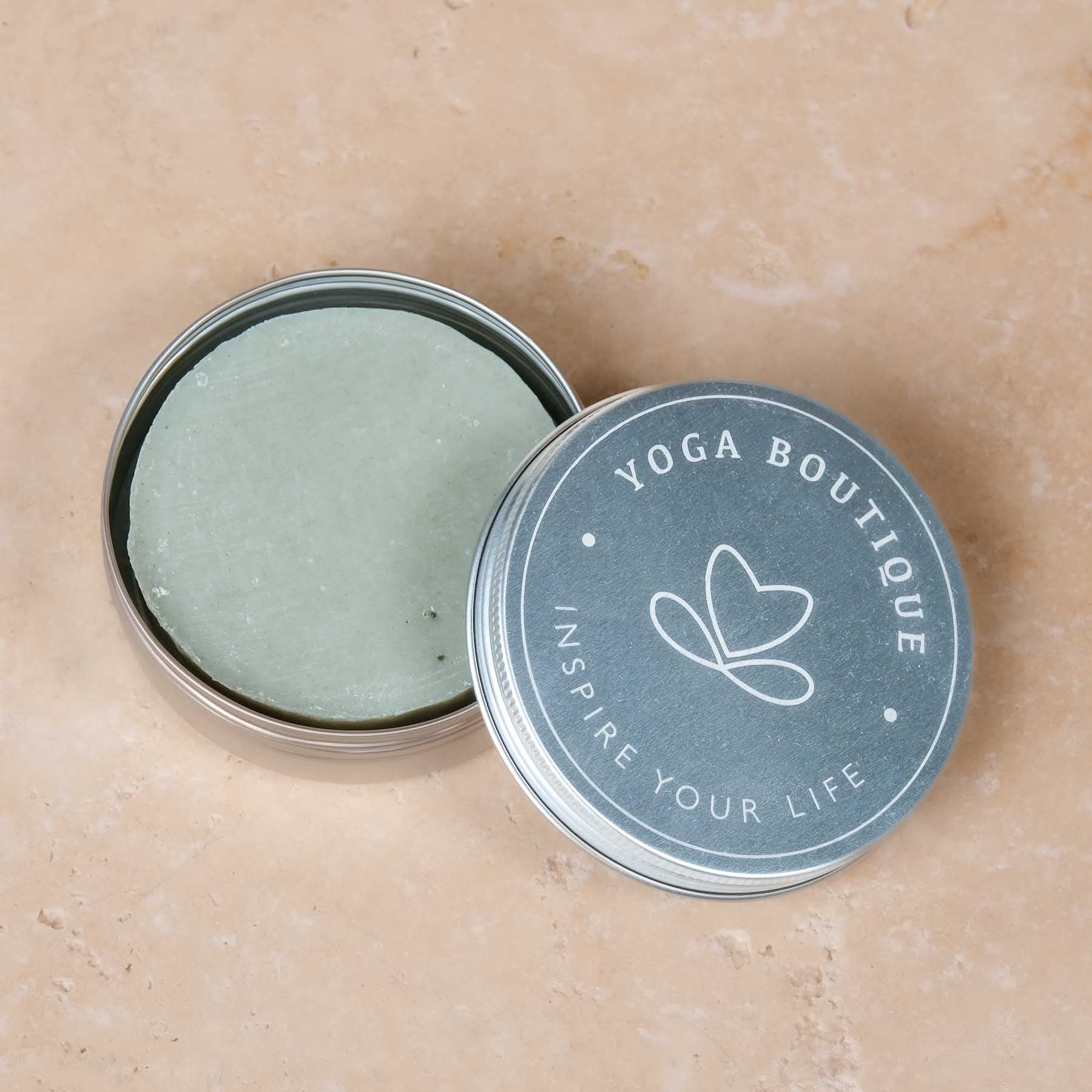 Lattina di sapone in alluminio rotonda