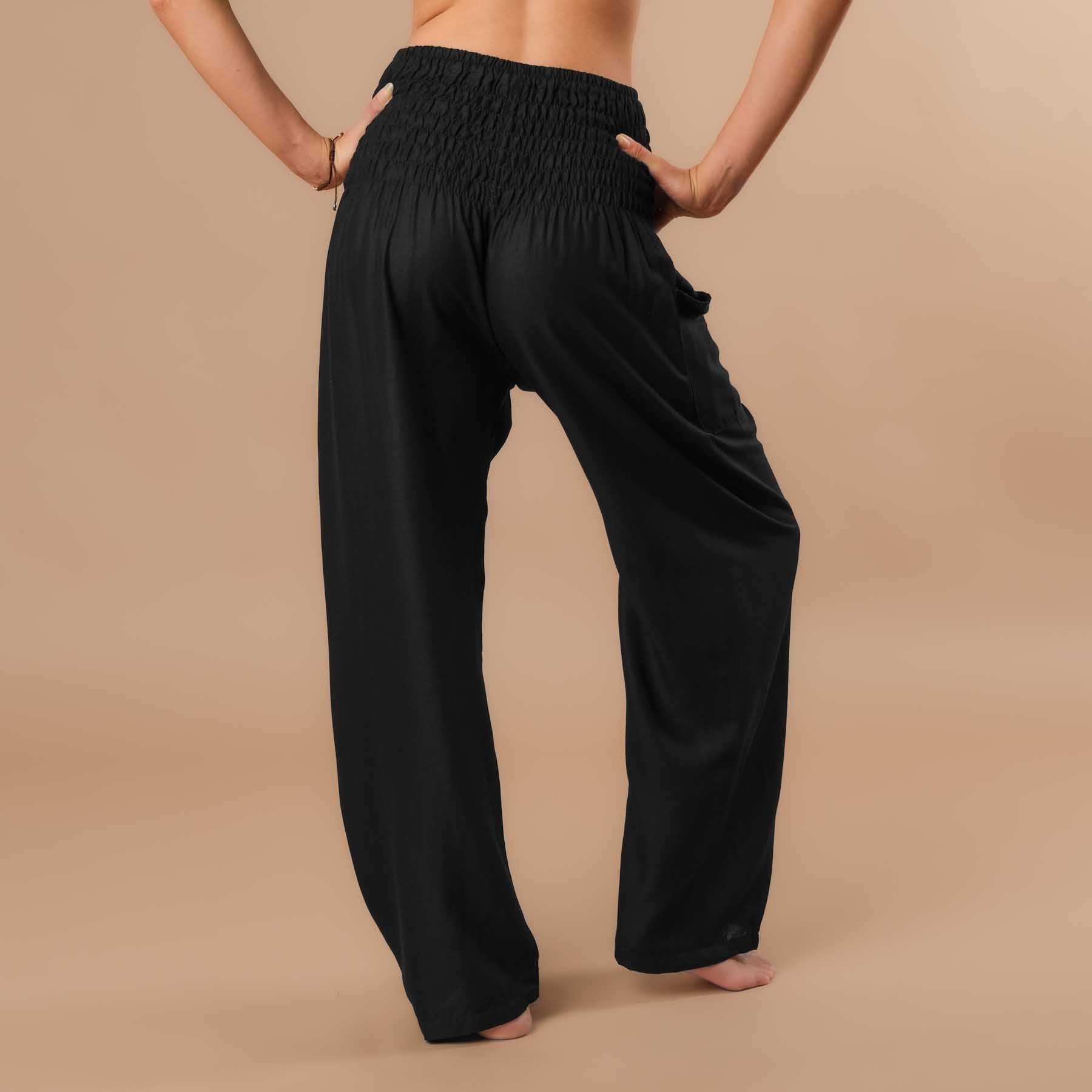 Pantaloni estivi Palazzo uni nero