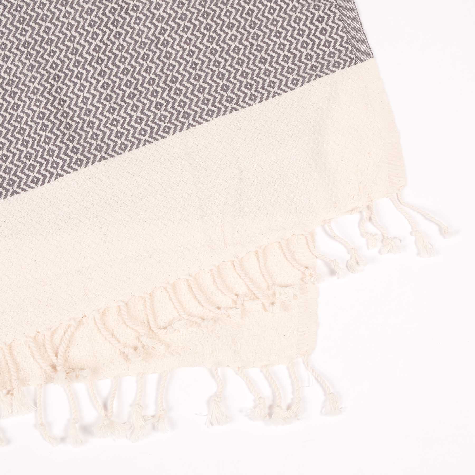 Pestemal telo da spiaggia telo hammam Grigio Calma