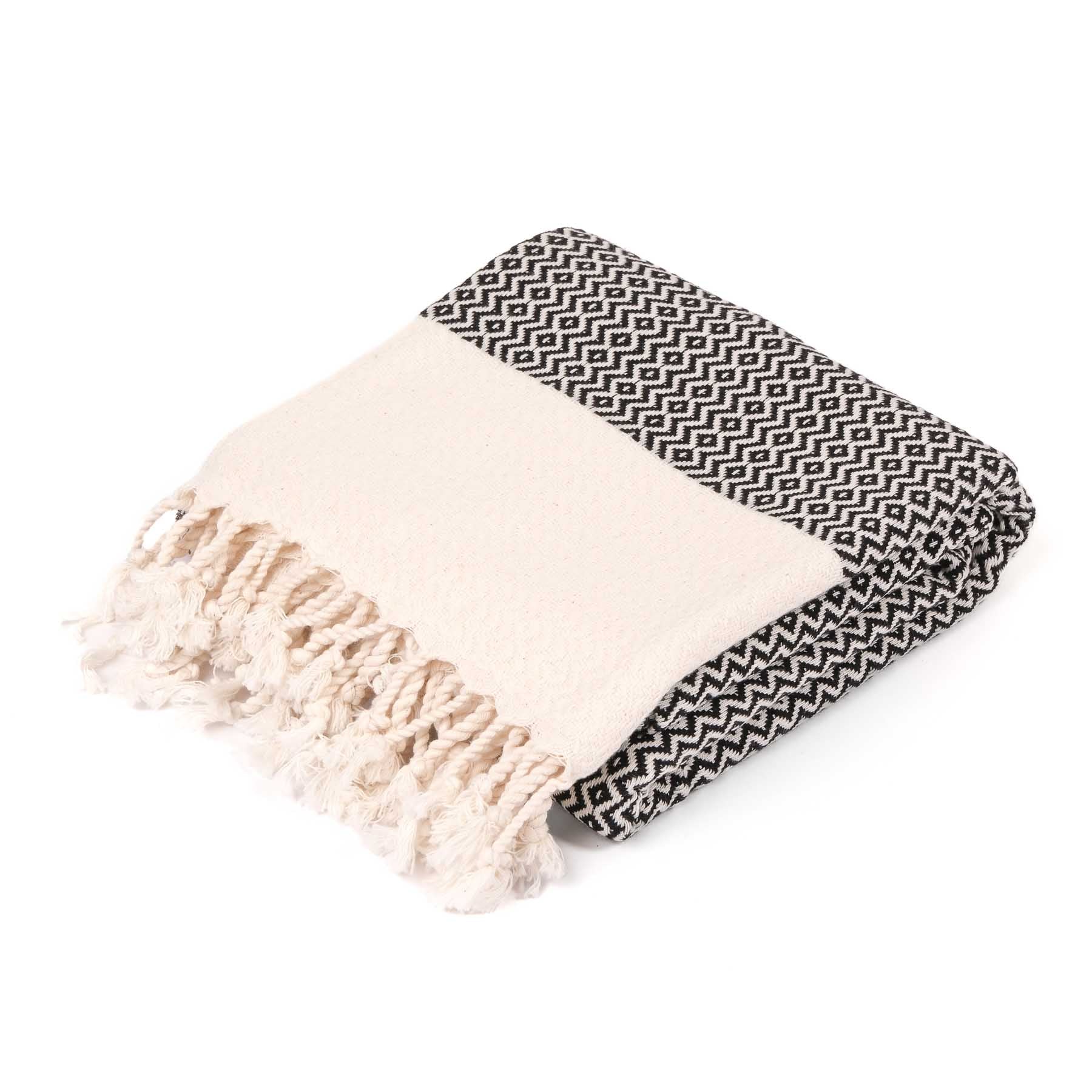 Telo mare Pestemal telo hammam Calm nero