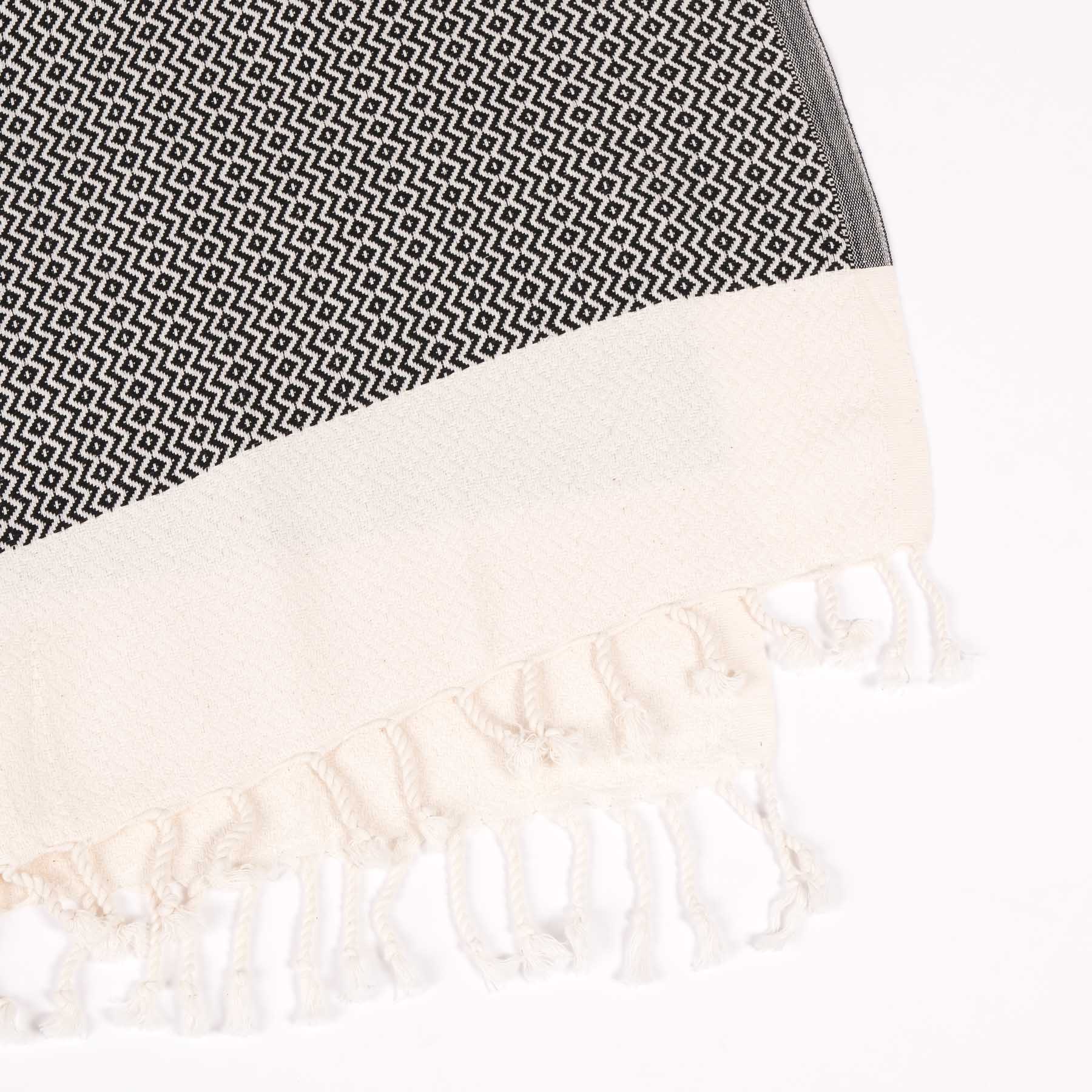 Telo mare Pestemal telo hammam Calm nero