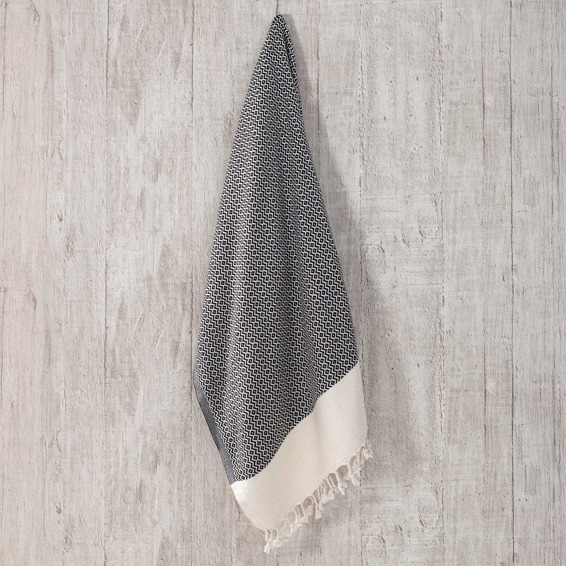 Telo mare Pestemal telo hammam Calm nero