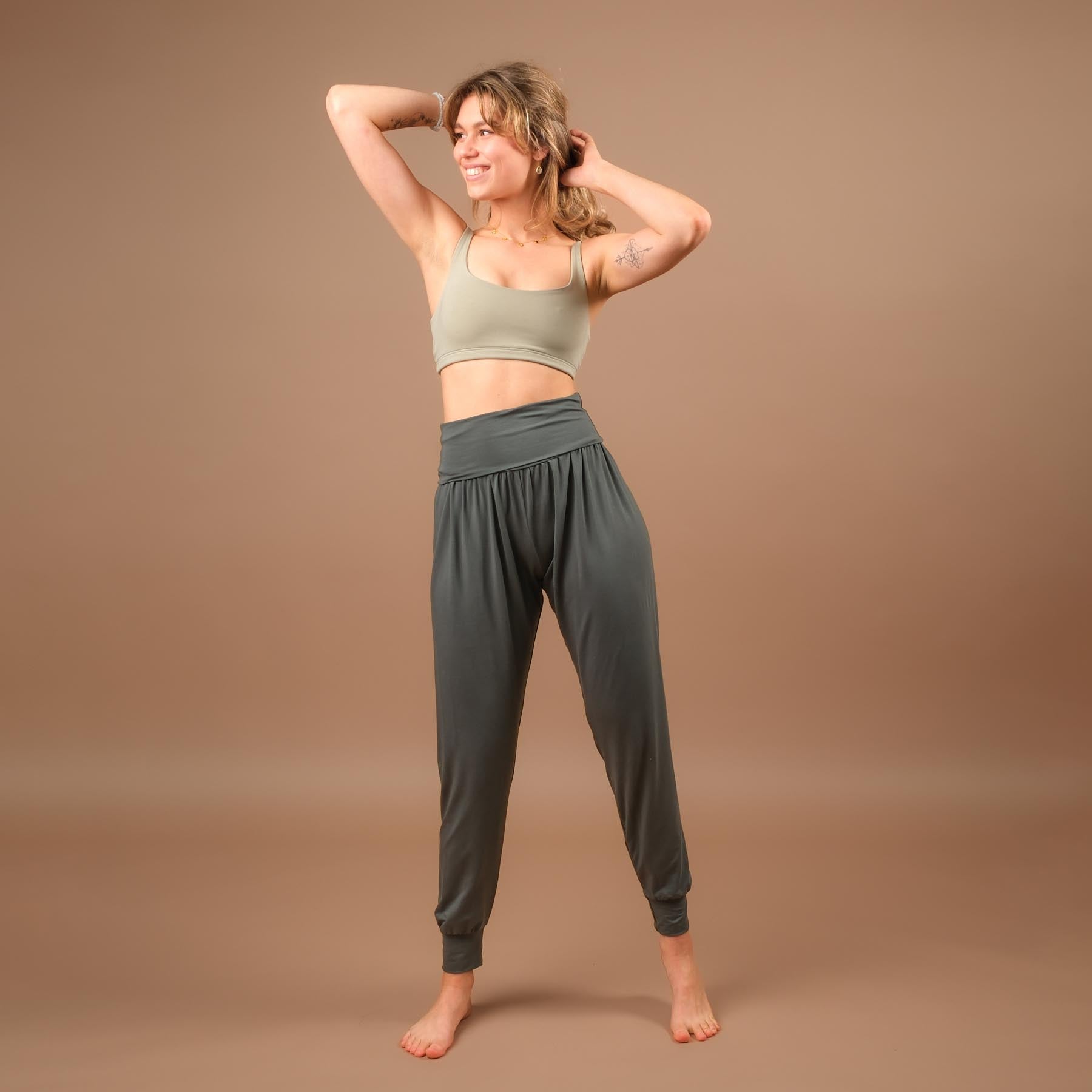 Reggiseno yoga Comfy Swiss made verde giada