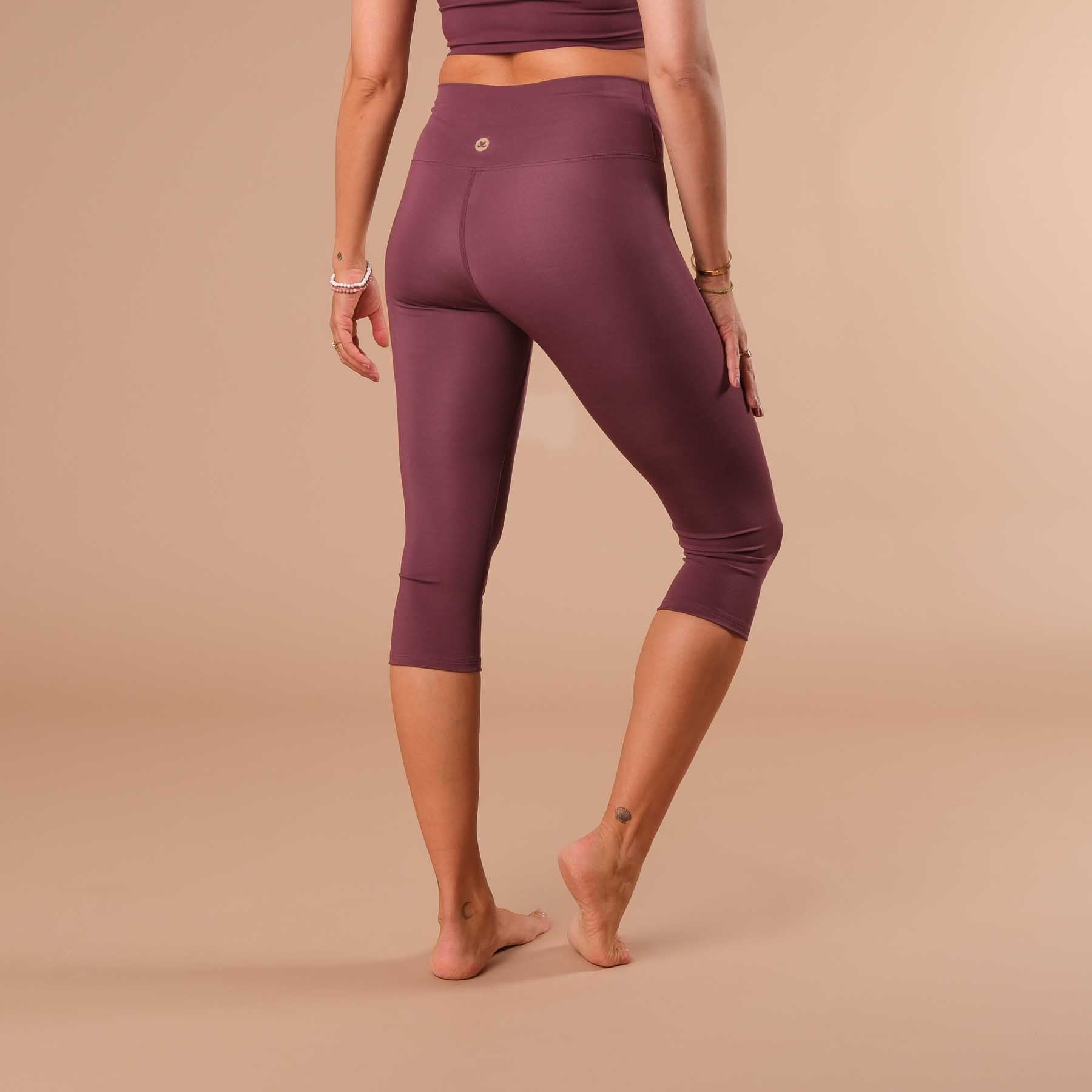 Yoga Capri Leggings Comfy berry Prodotto sostenibile in Svizzera