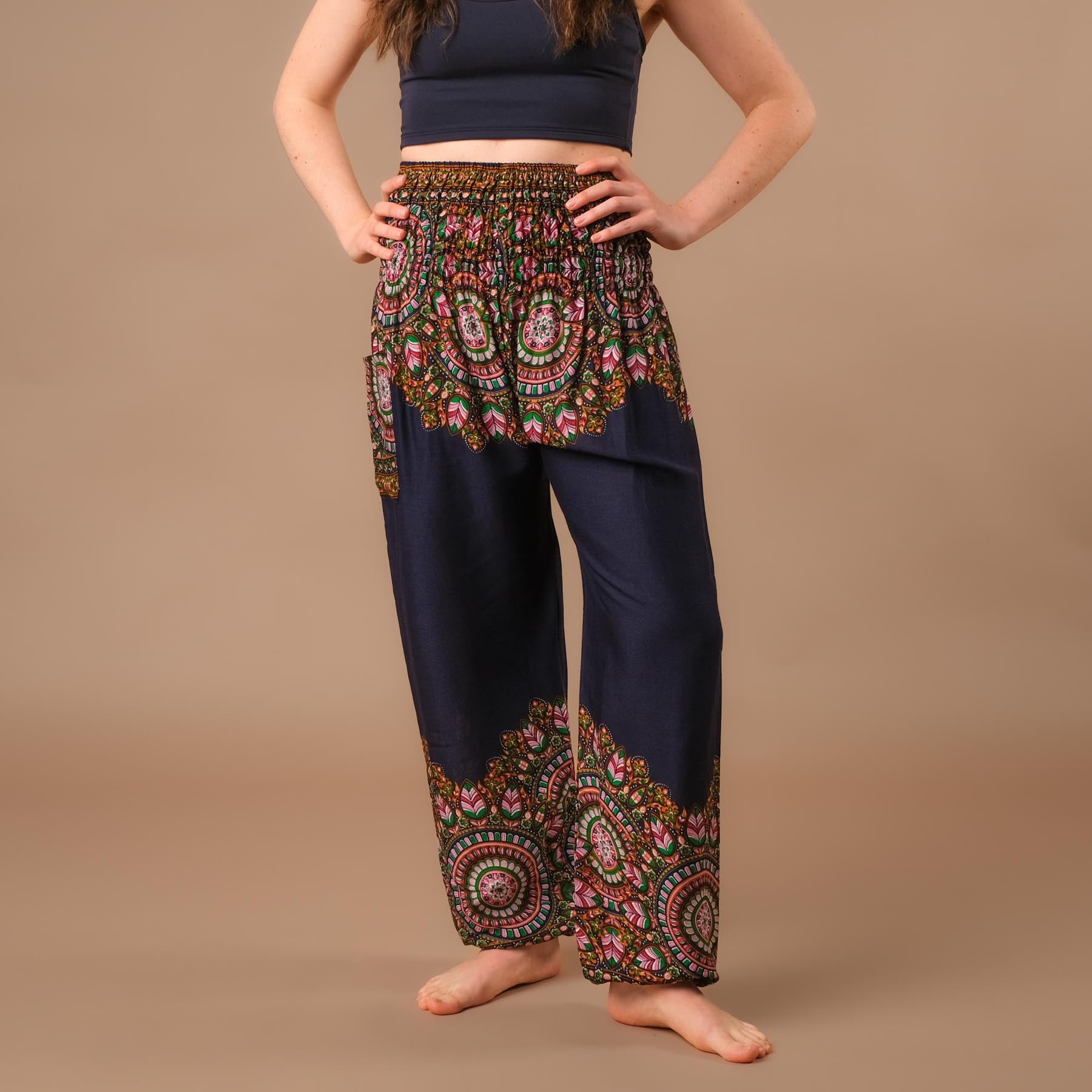 Pantaloni harem da yoga Jaipur Boho Pants navy