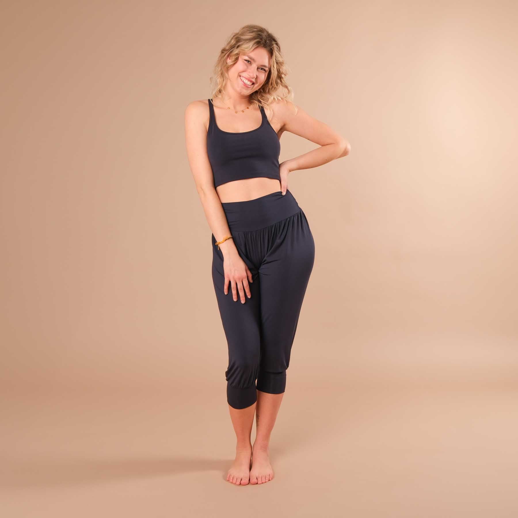 Pantaloni da yoga Goa 3/4 (Capri) navy