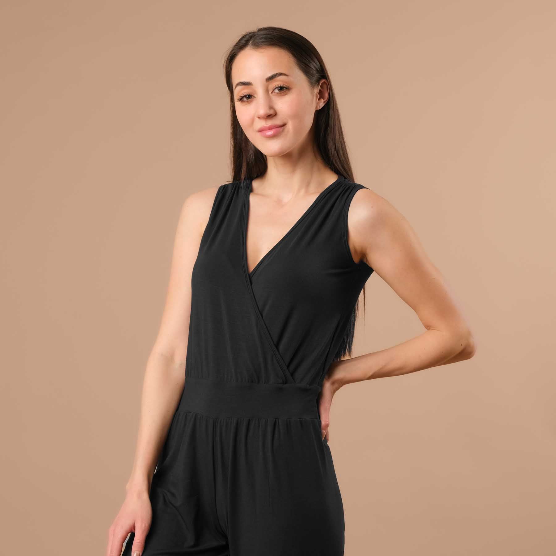 Tuta da yoga made in Switzerland nera