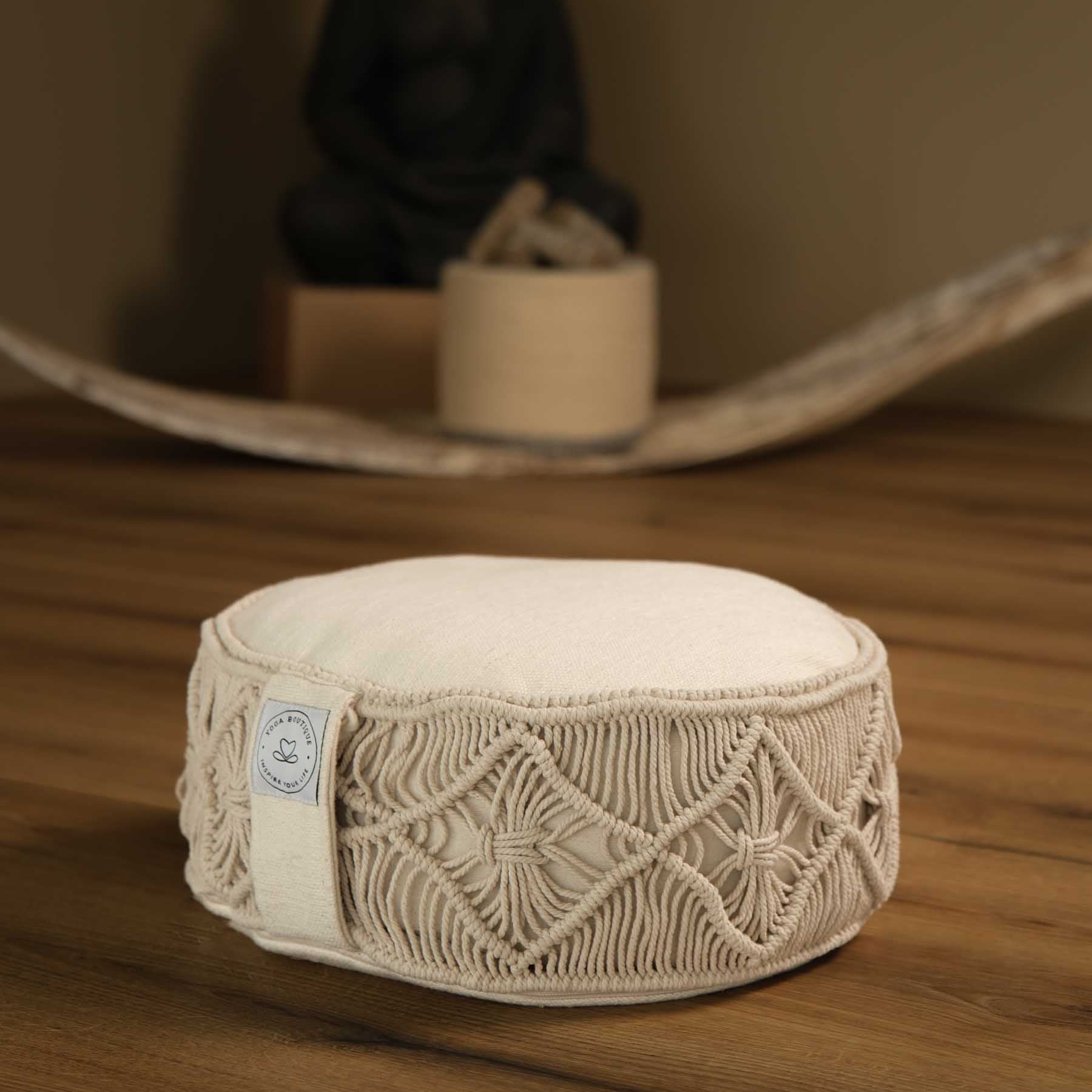 Cuscino da meditazione Macramè
