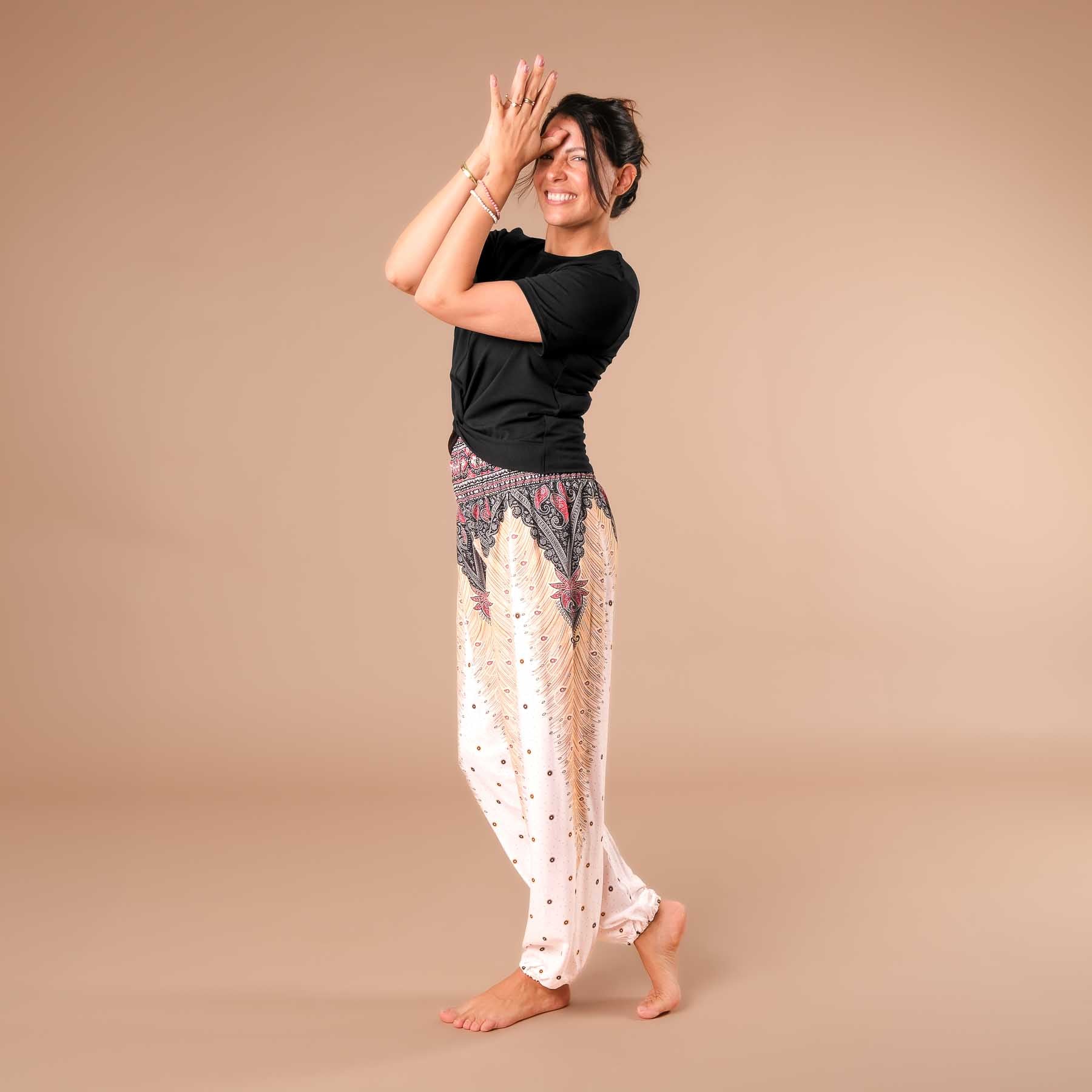 Top Twist da yoga Classy a maniche corte nero