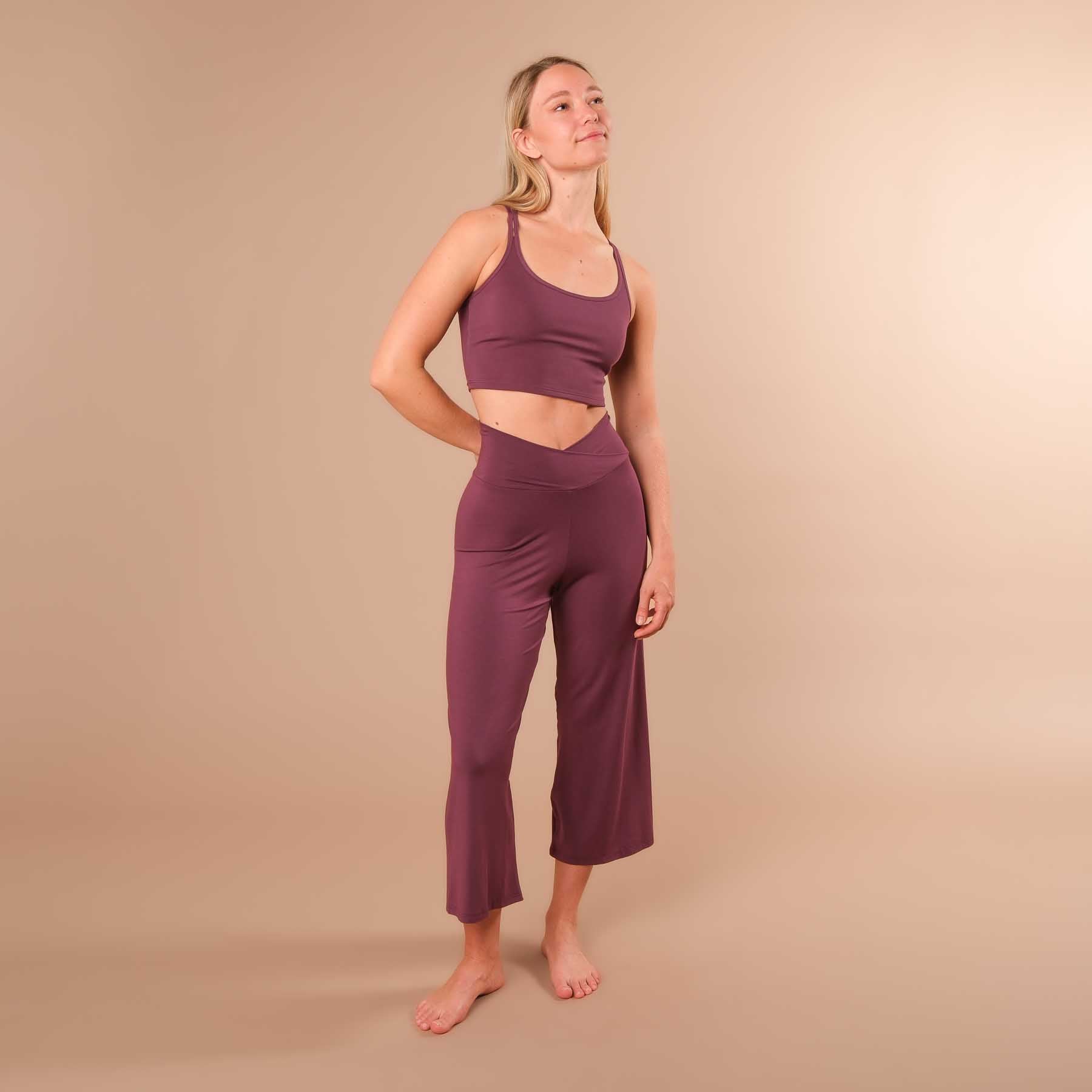 Culotte estiva Yoga Comfy berry