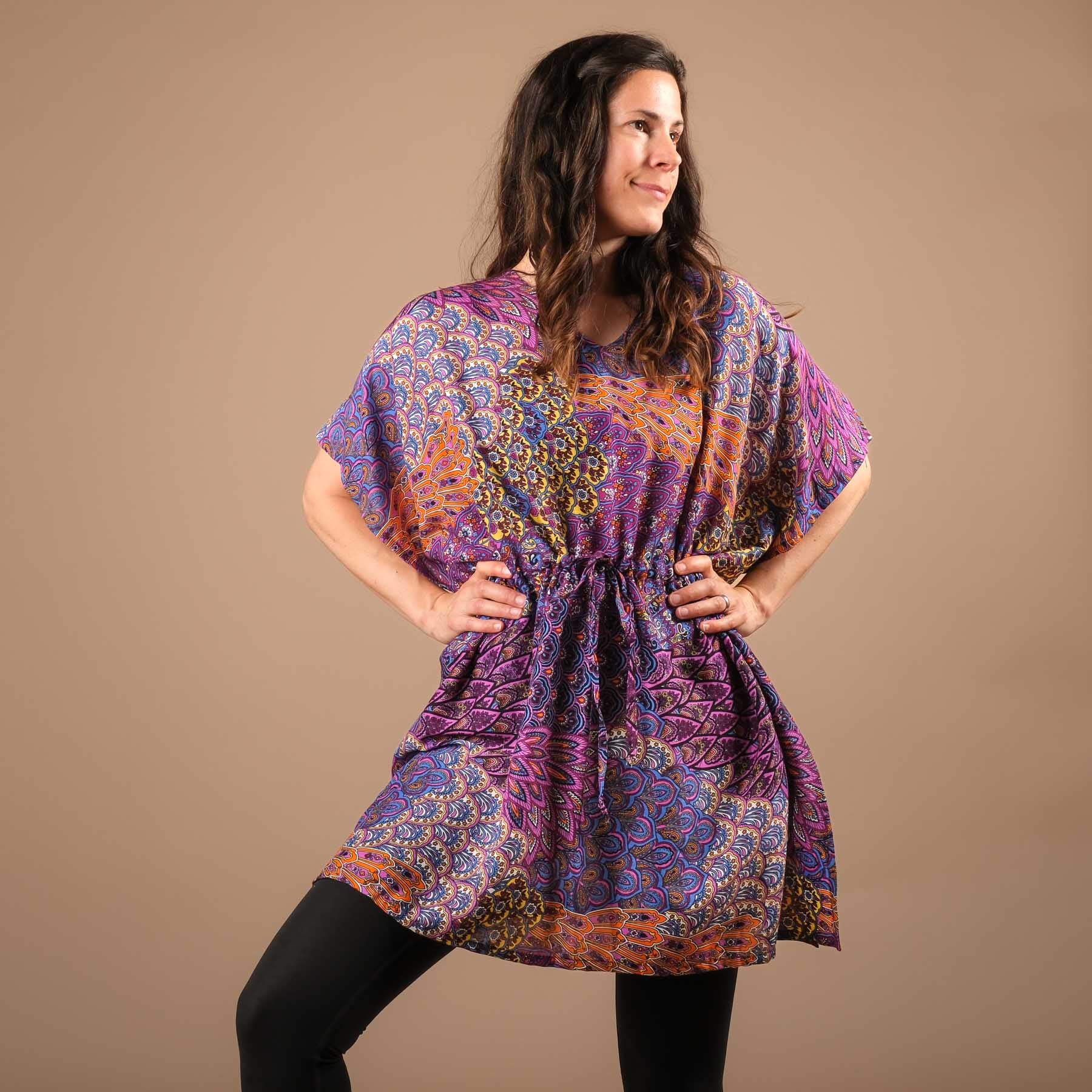 Tunica yoga estate camicia cotone woodstock