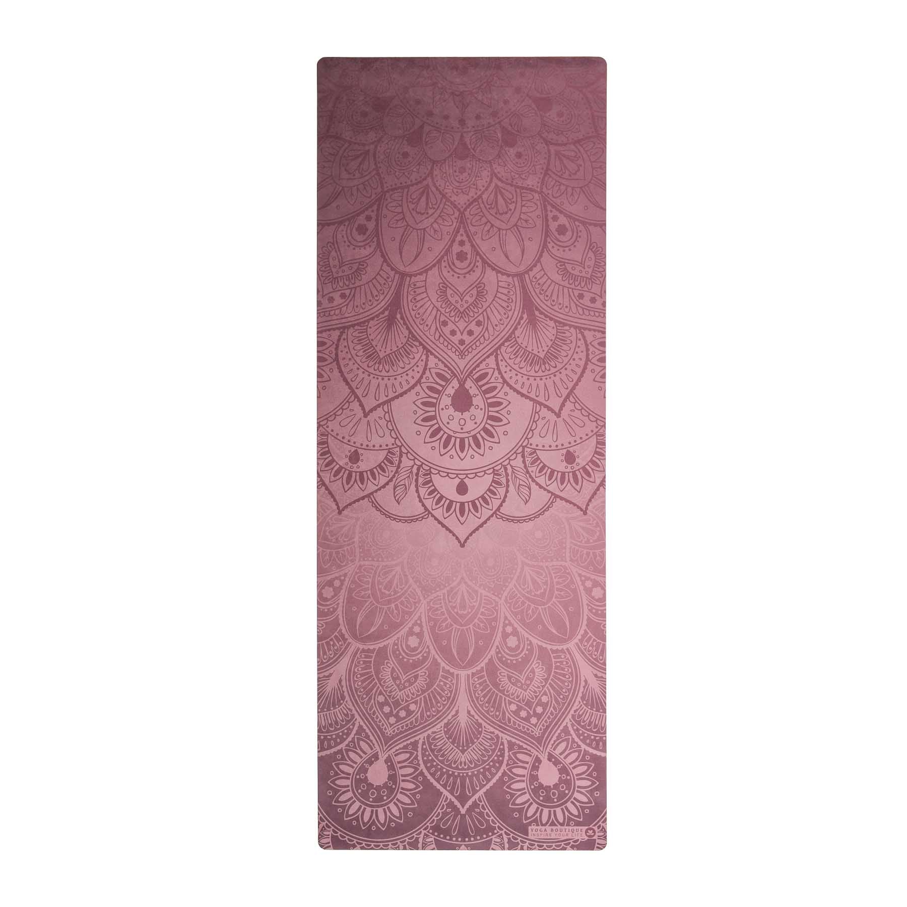 Tappetino yoga in velluto Mandala lavanda