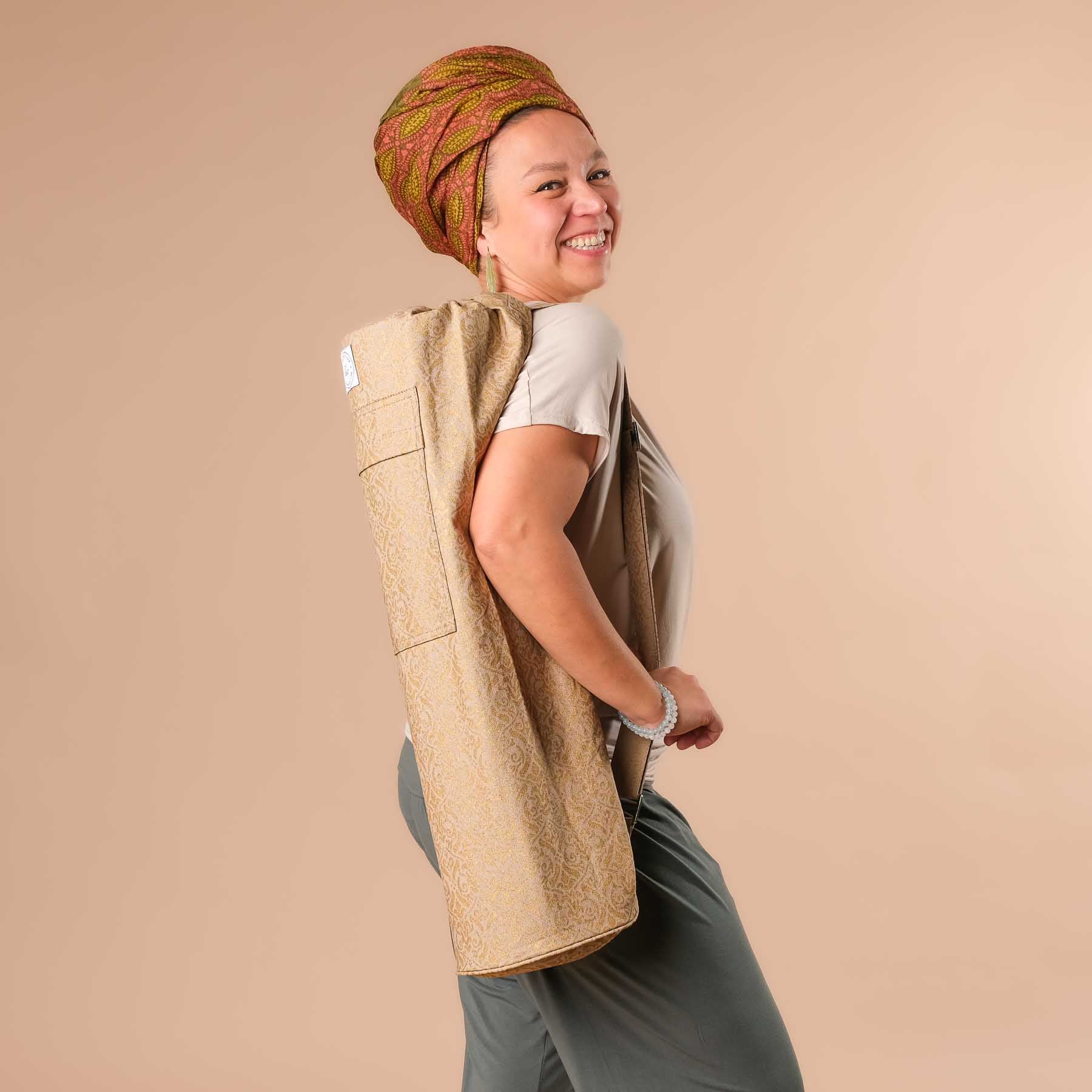 Tappetino da yoga Borsa Taj Mahal sabbia