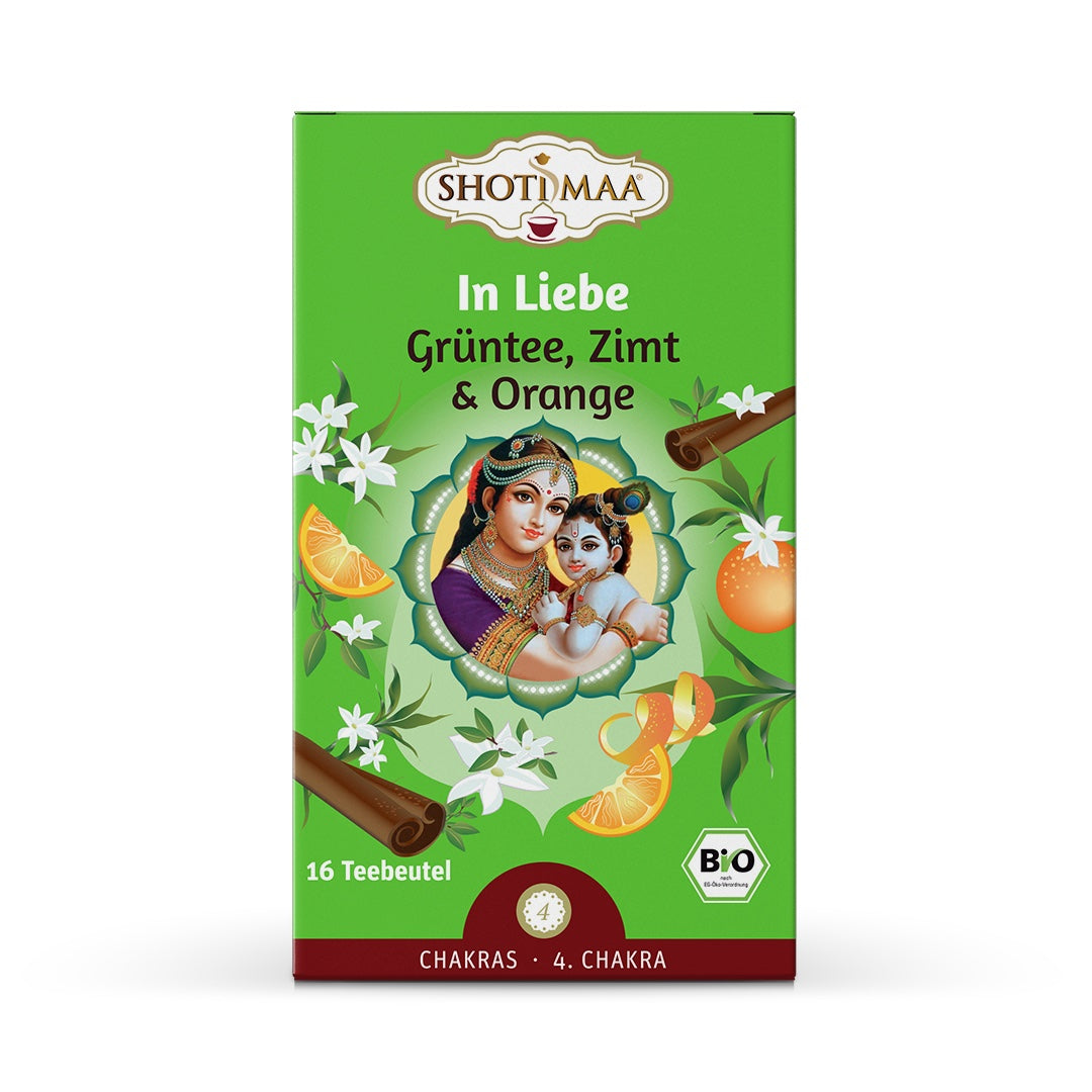 Shoti Maa Chakras In Love - Tè verde, cannella e arancia