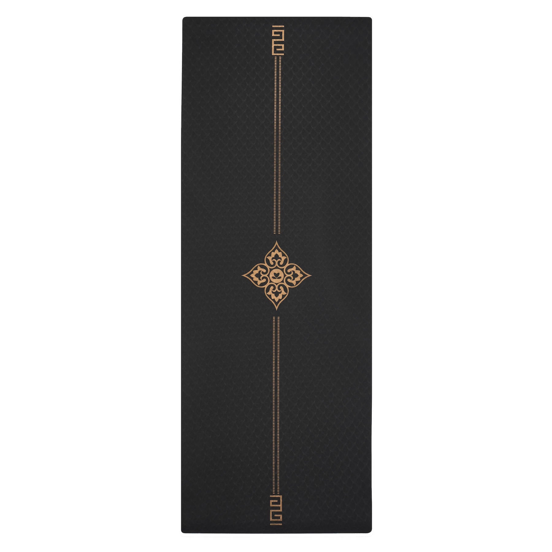 Tappetino yoga TPE stampa oro nero